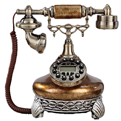 Vintage Retro Antique Landline Telephone - Classic Rotary Dial Desk Phone for Home & Office Decor (Color: Black) - Perfect for Vintage Themed Rooms, Film Props, and Gift Ideas