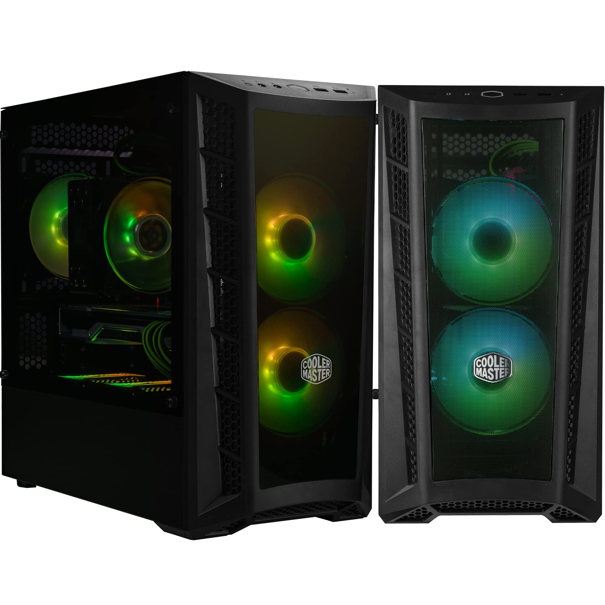 Cooler Master MasterBox MB311L ARGB Micro-ATX PC Case - Dual ARGB Fans, Mesh Front Panel, Tempered Glass Side Panel for Optimal Airflow | Perfect for Gaming Rigs & Workstation Builds
