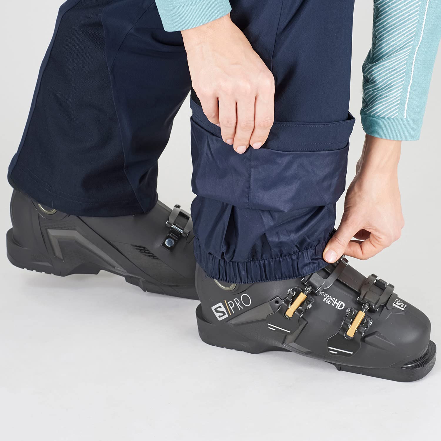 Salomon Men's Ice Mania Winter Snow Pants - Waterproof, Insulated Ski & Snowboard Pants for Cold Weather - Perfect for Skiing, Snowboarding & Outdoor Winter Activities