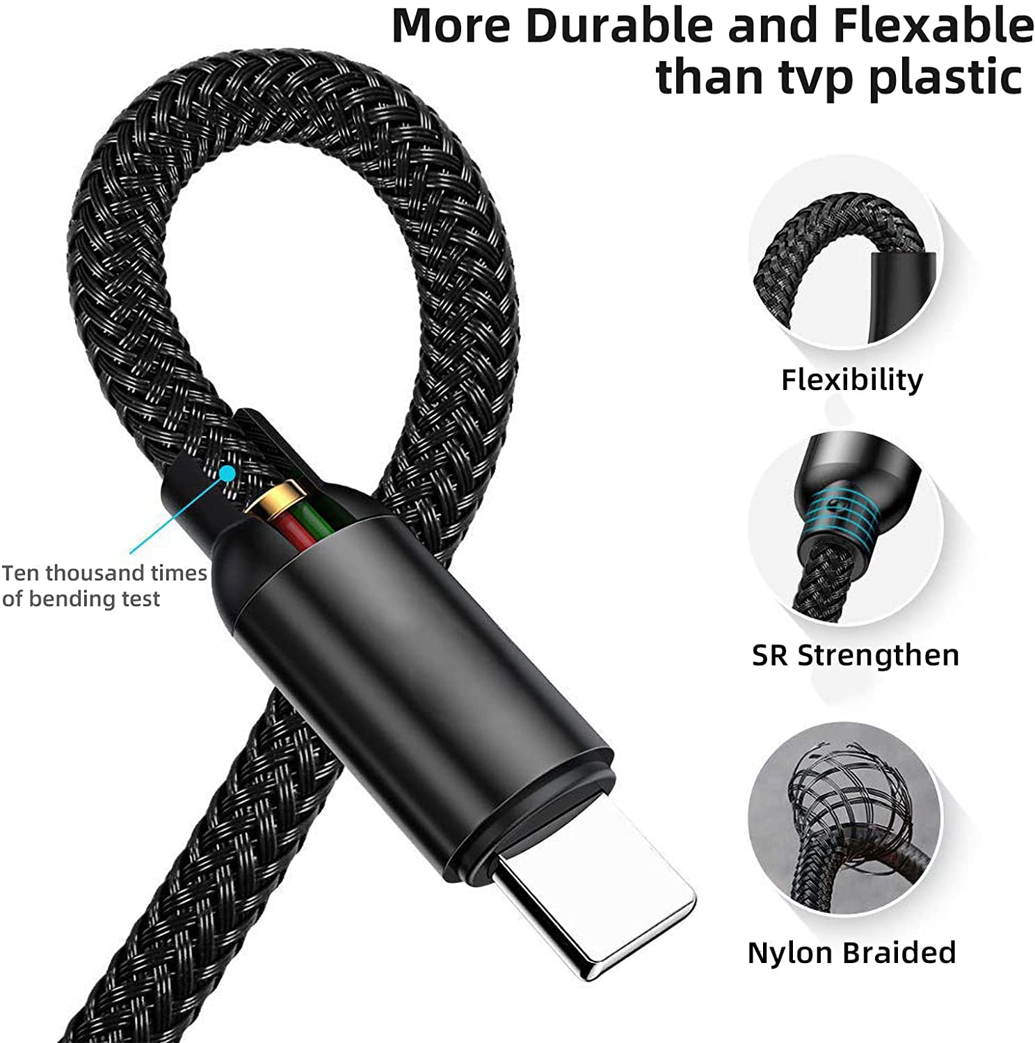 Premium USB C to Surface Charger Cable - Fast Charging & Data Sync for Microsoft Surface Devices | Perfect for Home, Office & Travel Use