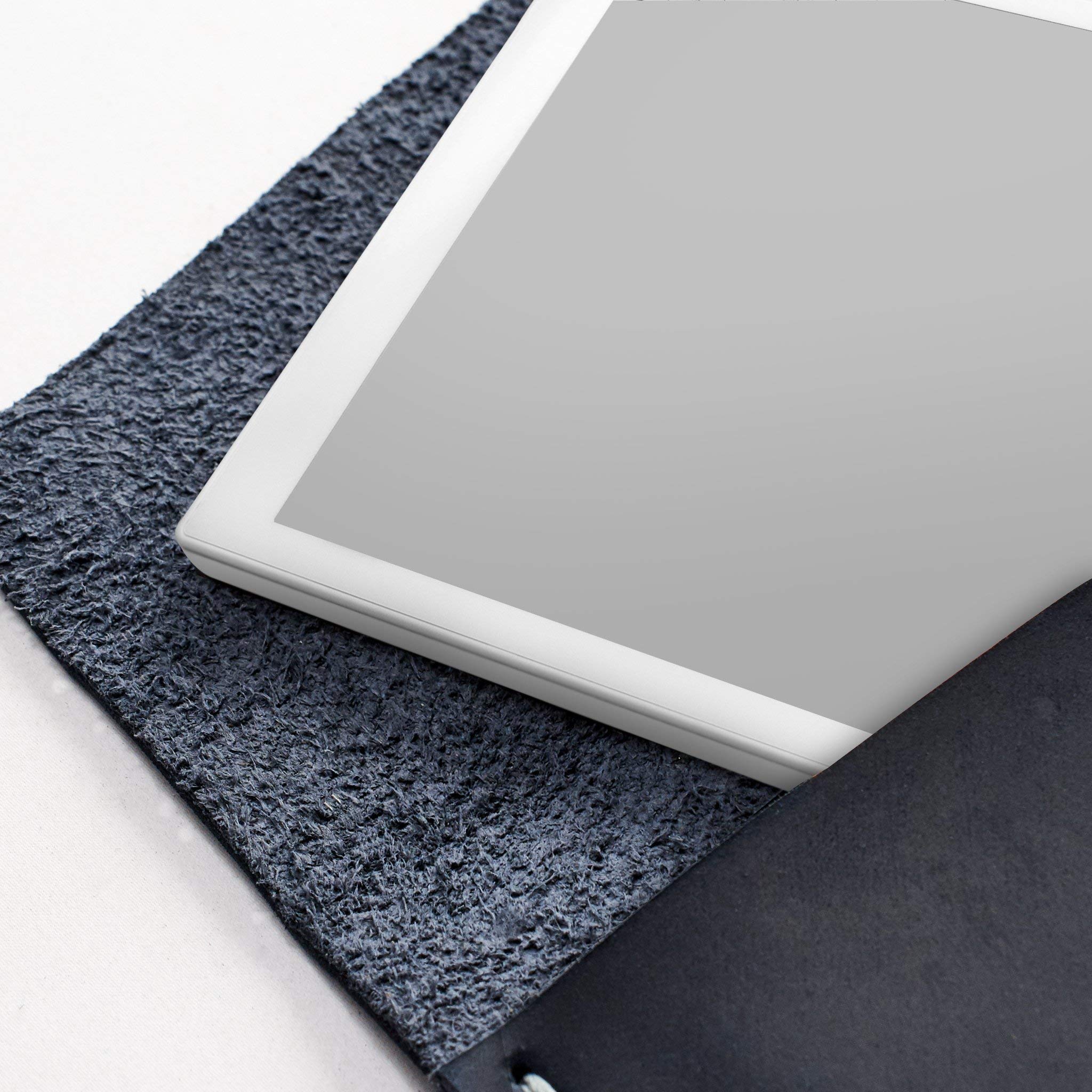 Premium reMarkable 2 Tablet Case - Blue Genuine Leather E-Reader Folio Cover with Marker Holder | Handmade Protective Sleeve for Digital Paper | Perfect Gift for Men | Office, Travel & Note-Taking Essential