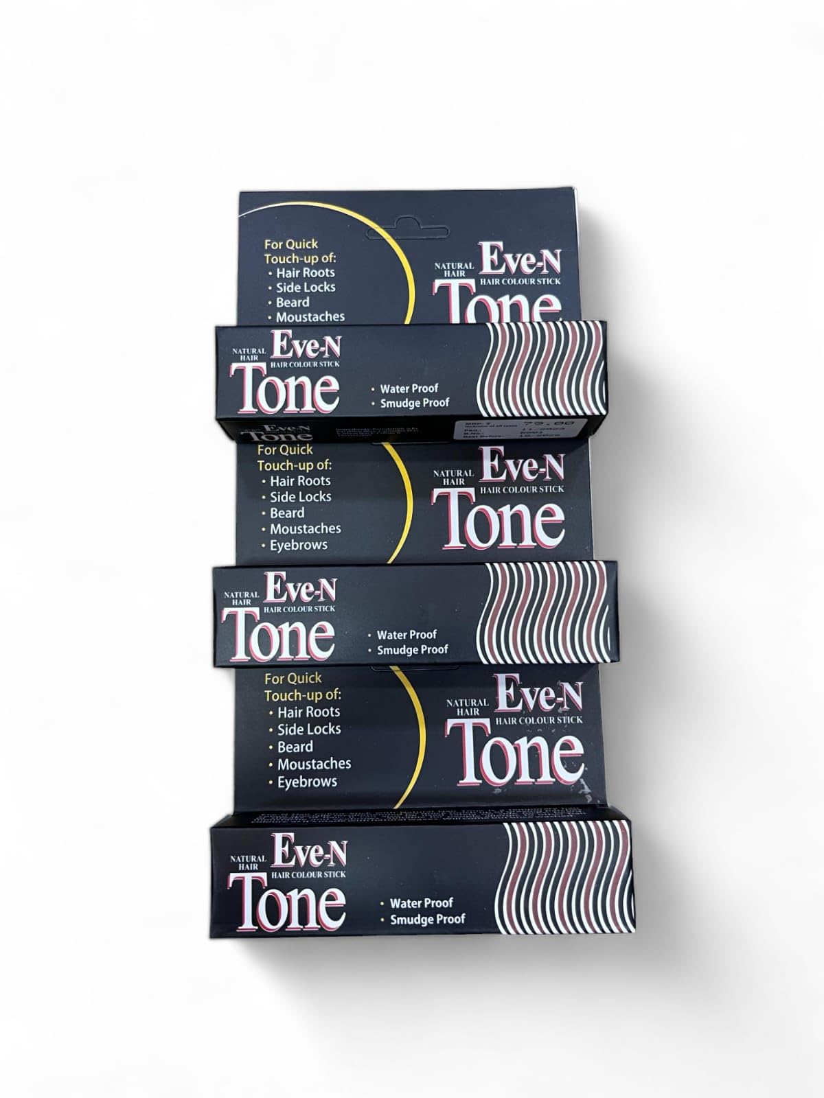 Eve-N Tone Semi-Permanent Hair Dye Stick (Black) - 7g x 3 Pack | SKINCOINCARE Tru Tone Replacement | For Touch-Ups, Roots & Highlights at Home