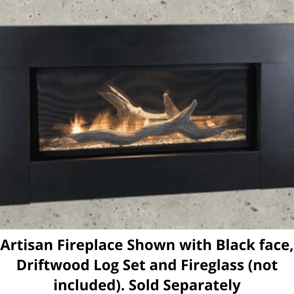 Monessen Artisan 48-Inch Vent-Free Linear Gas Fireplace - AVFL48 - Modern Home Heating Solution for Living Rooms & Bedrooms