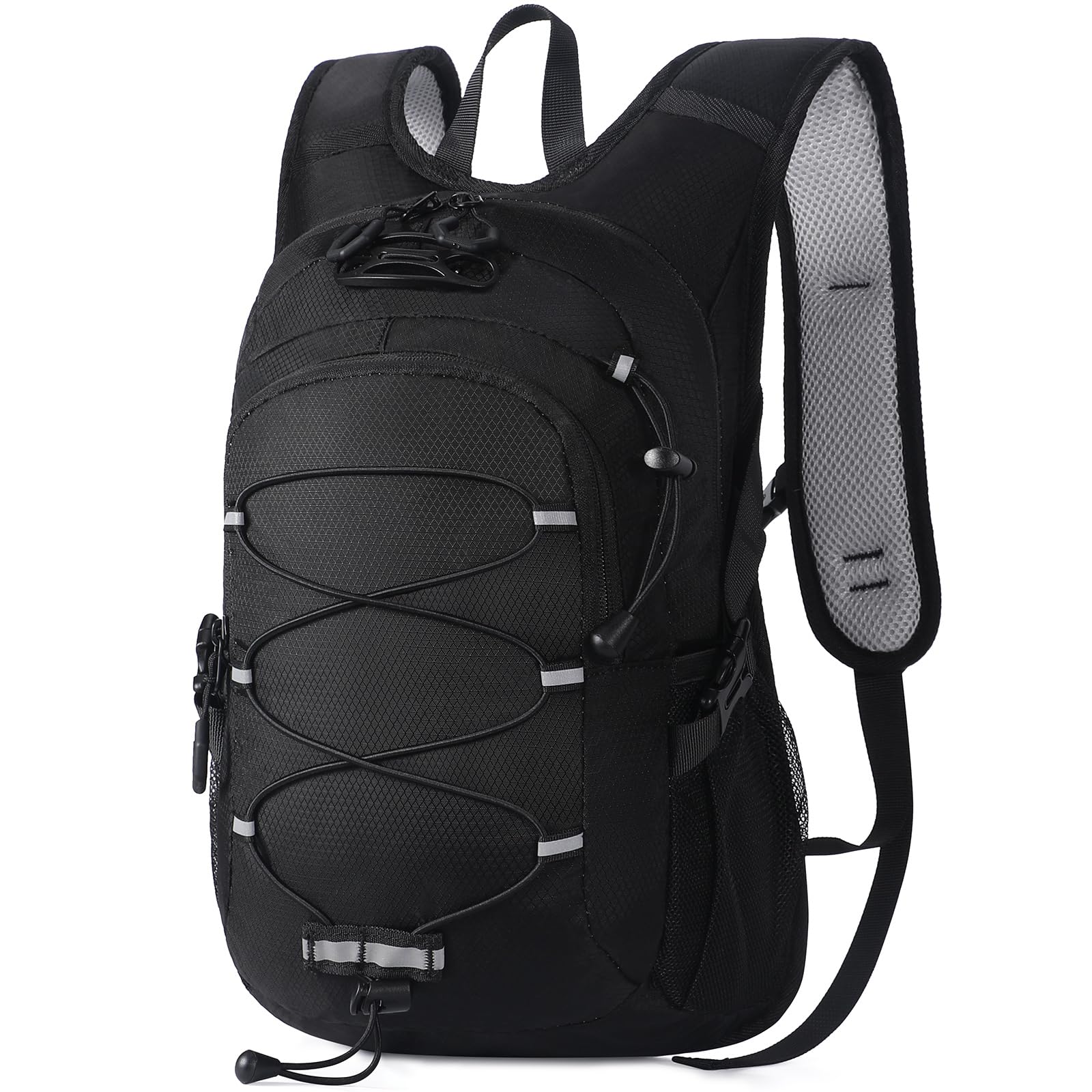 12L Kids Hiking Backpack with Hydration Pack - Waterproof Lightweight Camping Backpack for Boys & Girls Ages 5-12 - Perfect for Outdoor Adventures, School Trips & Day Hikes (Water Bladder Not Included)