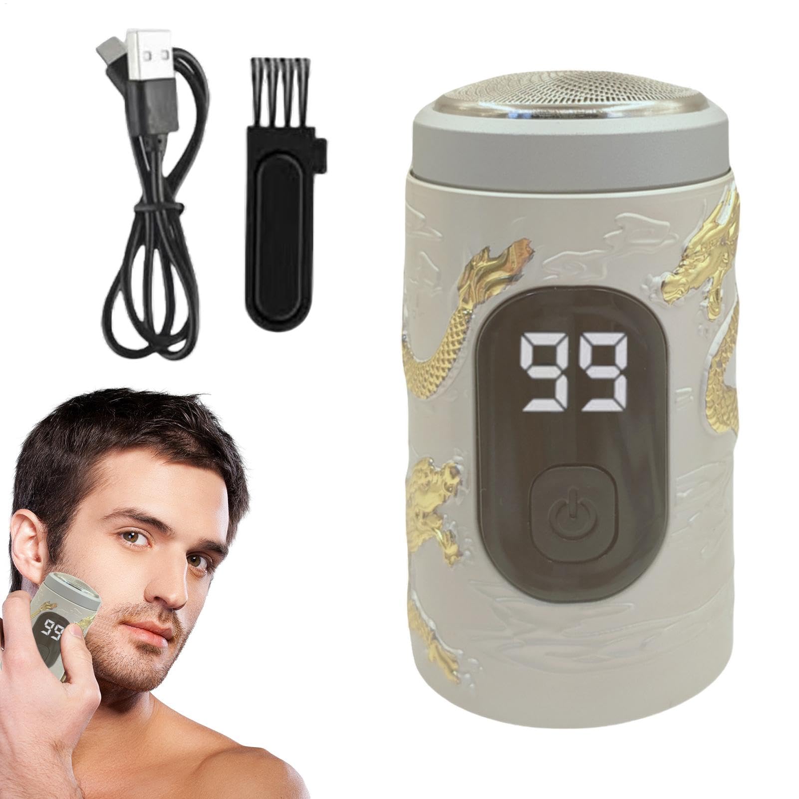 Rechargeable Electric Face Shaver for Women & Men - Portable Personal Groomer, Facial Hair Remover | Perfect for Travel, Home & On-The-Go Grooming