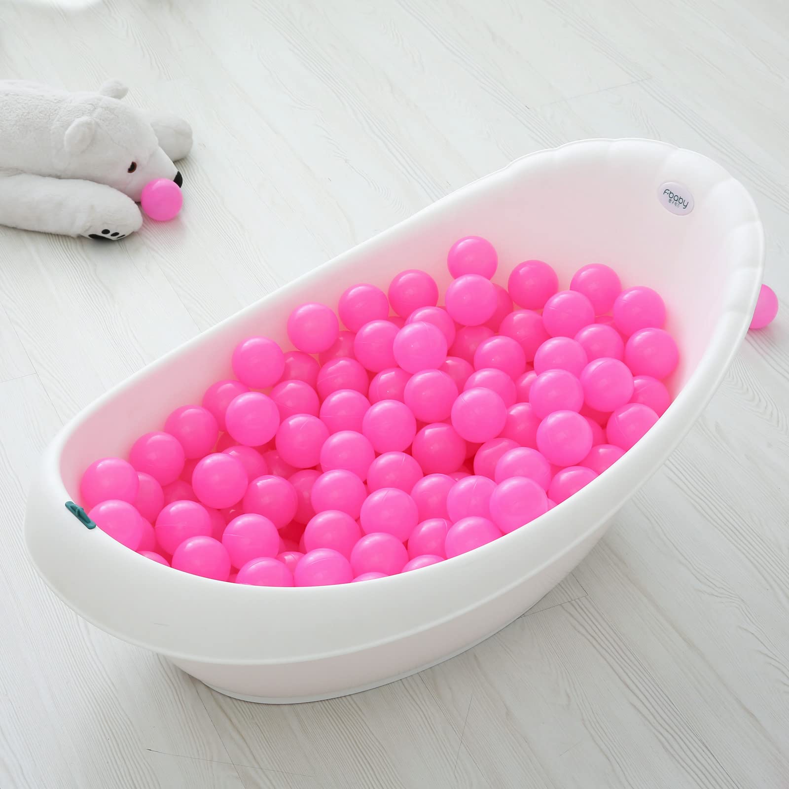 PlayMaty 2.36 Inch Non-Toxic Plastic Ball Pit Balls - 70 Pack Phthalate & BPA Free, Safe for Kids, Toddlers & Babies - Perfect for Playhouses, Tents, Playpens, Pools & Party Decorations