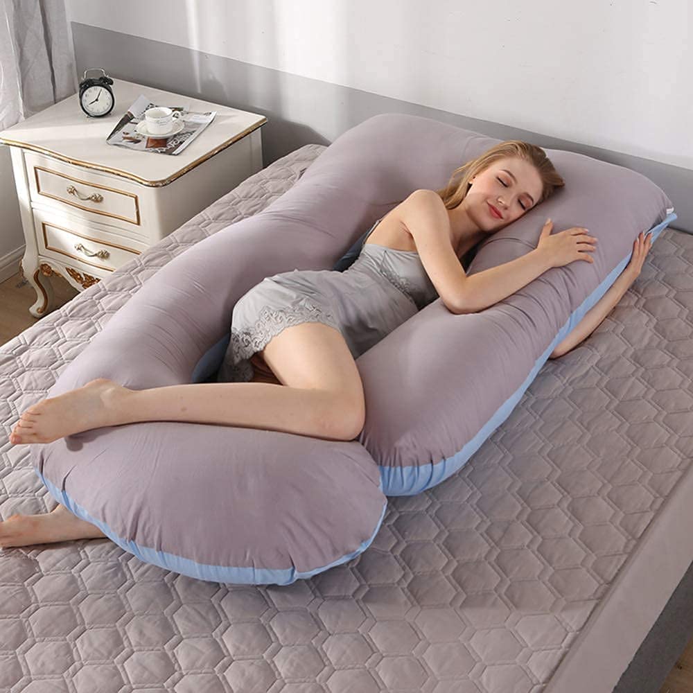 U-Shaped Pregnancy Pillow for Full Body Support - Maternity Pillow for Back, Hips, Legs & Belly Relief | Nursing & Sleeping Aid for Pregnant Women | Perfect for Side Sleeping, Breastfeeding & Pregnancy Comfort
