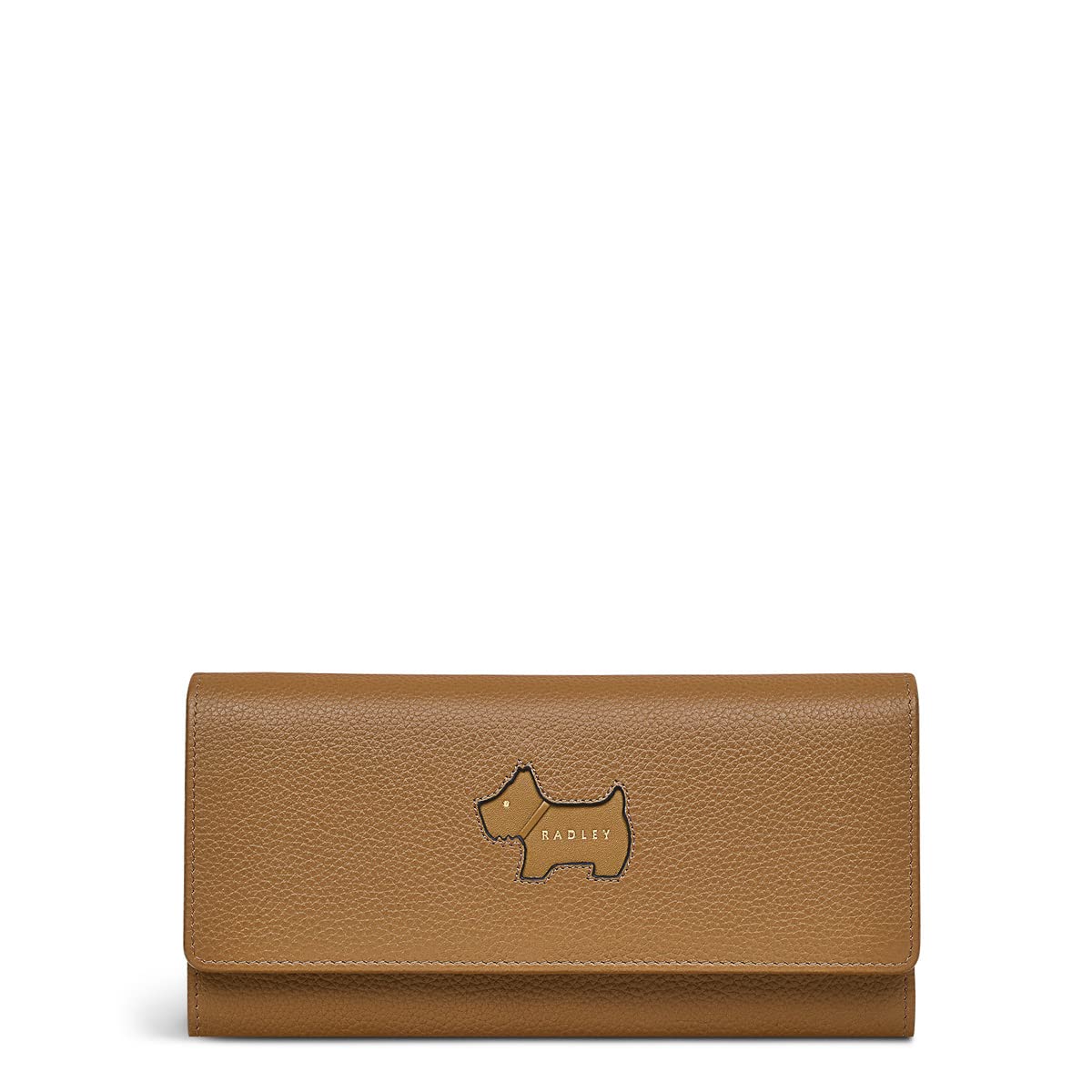 RADLEY Large Bifold Leather Purse for Women - Brown Genuine Leather Wallet with RFID Protection | Perfect for Everyday Use, Travel & Gift Giving