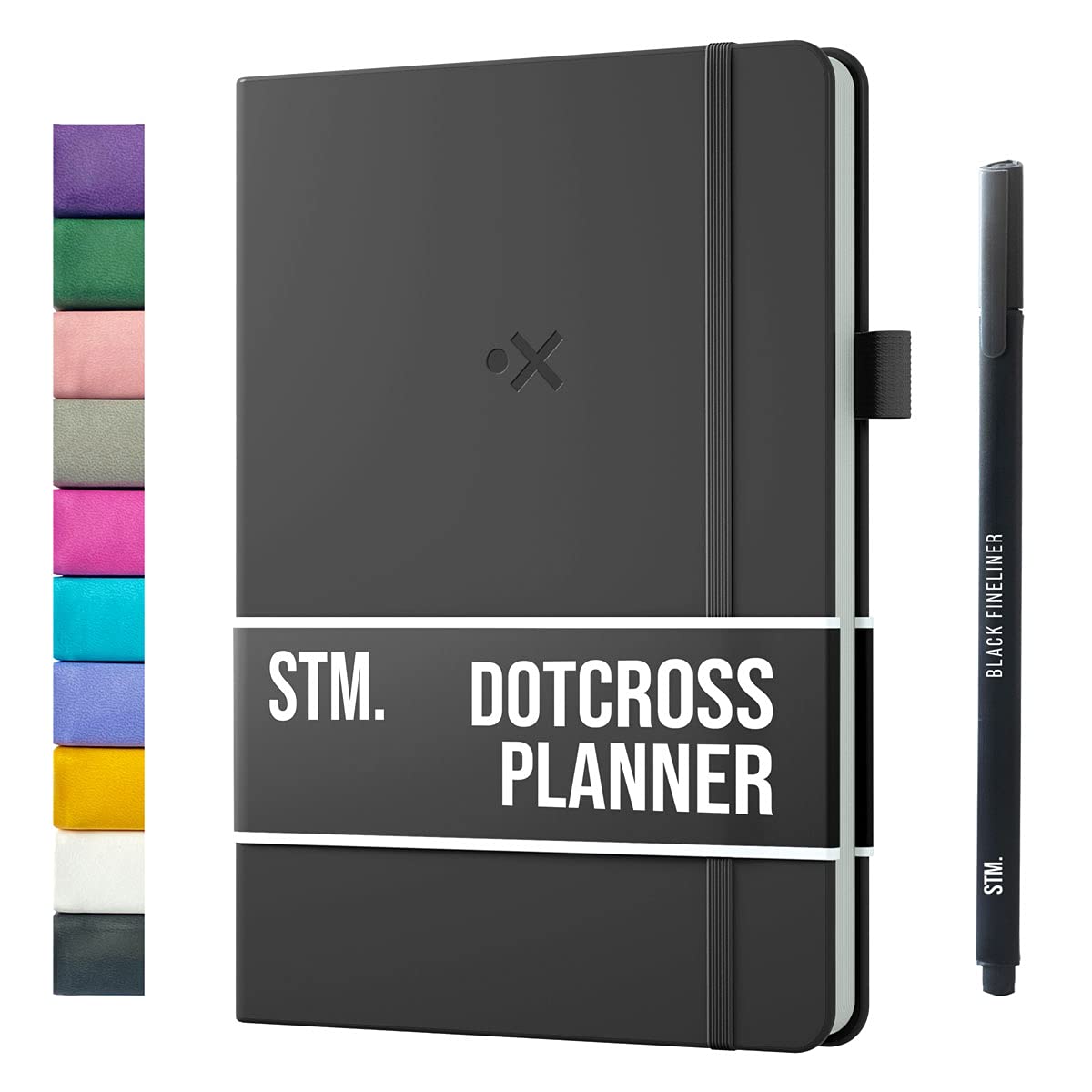2025 Daily Planner (Undated) - A5 Dot Grid Notebook with Weekly & Yearly Calendar | All-in-One Organizer for Personal, Professional & Academic Goals | Perfect for Work, School & Productivity Planning | Ideal for Students, Professionals & Busy Moms
