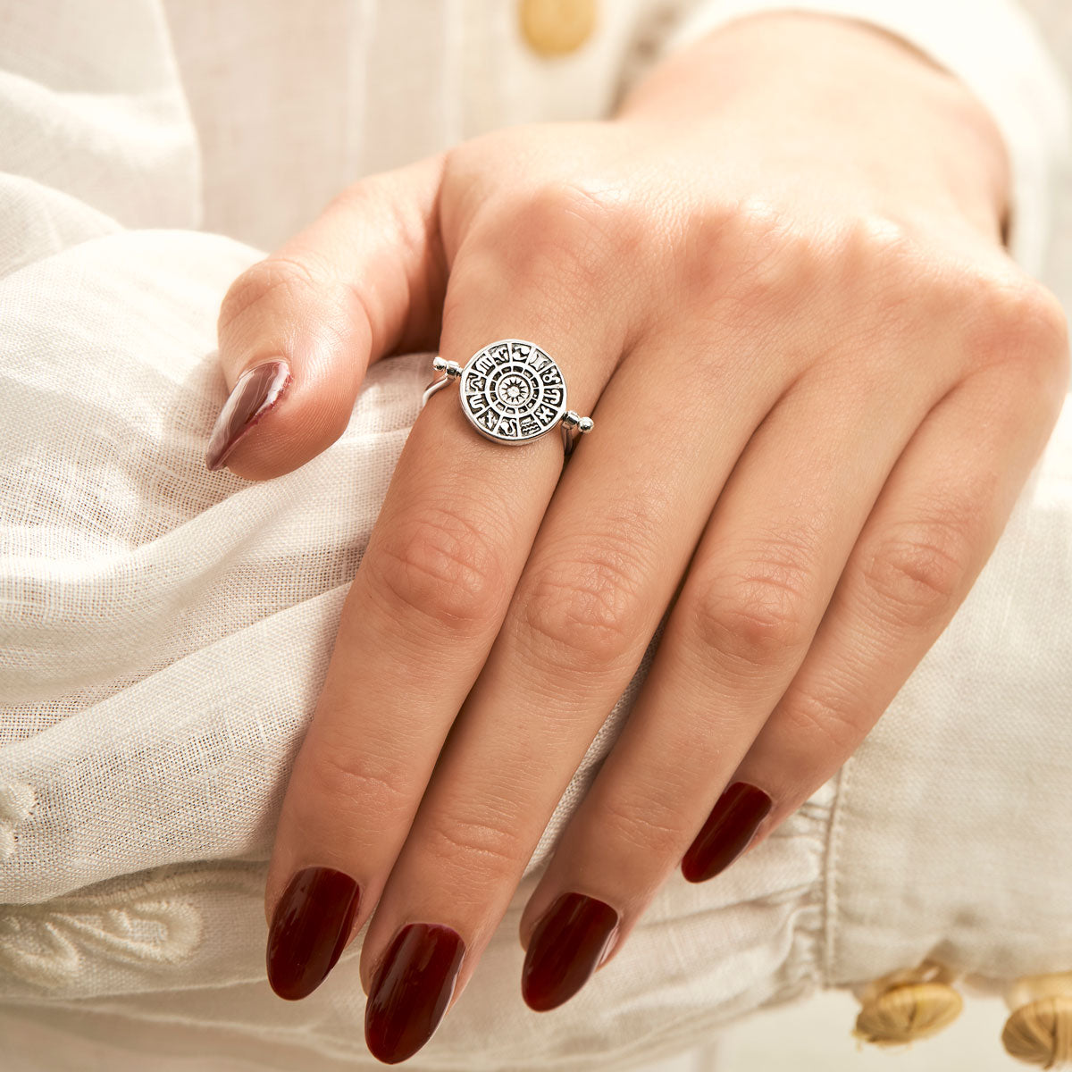Hidden Zodiac Ring - Unique Astrology Jewelry for Women & Men - Perfect for Birthdays, Anniversaries & Spiritual Gifts