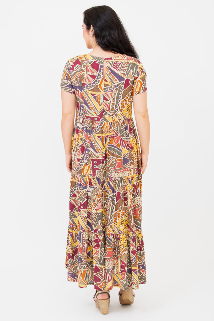 Laurita Women's Tropical Linen Bamboo Dress - Breathable & Comfortable Summer Dress for Beach, Vacation, and Casual Wear