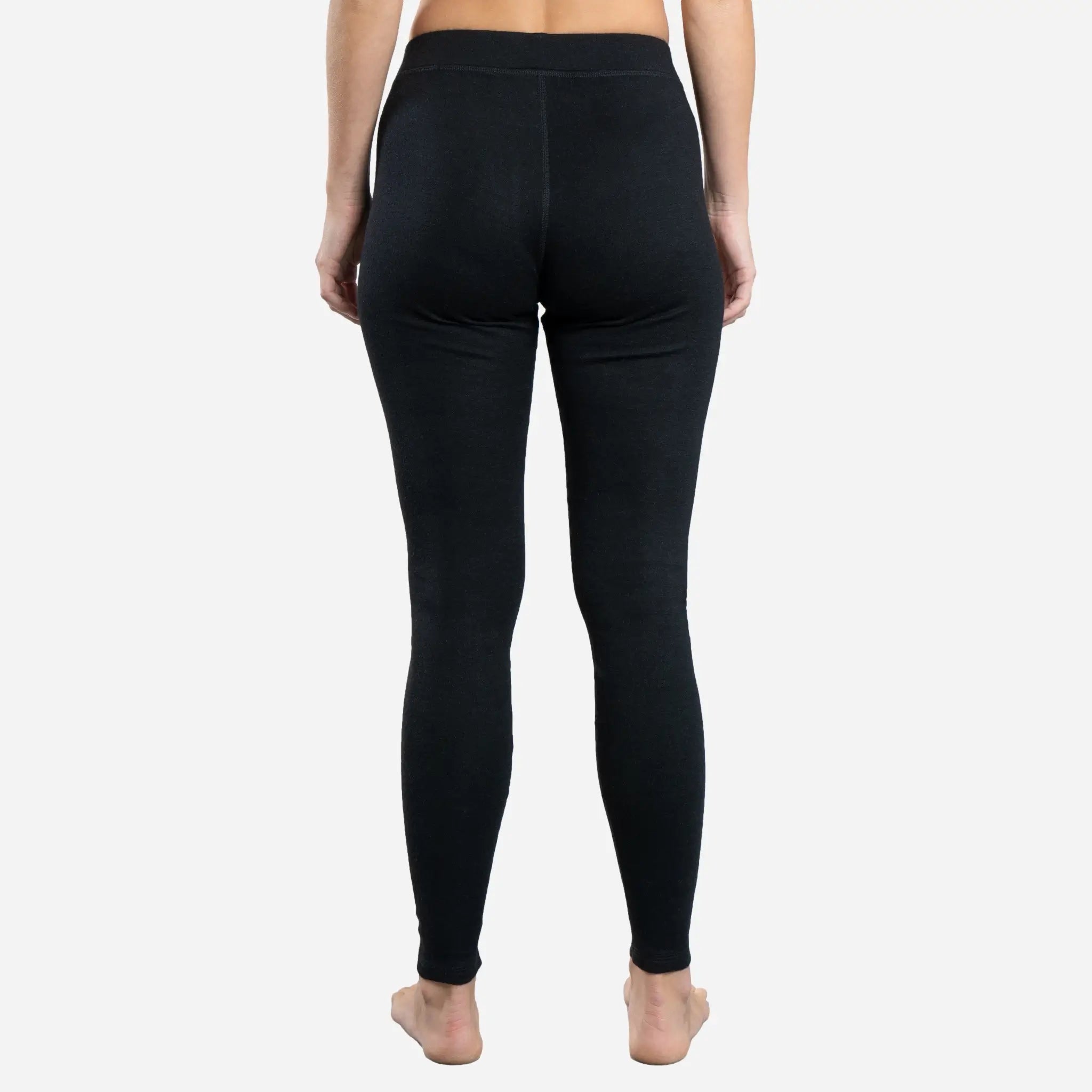 Women's Alpaca Wool Leggings - 420 Midweight Thermal Base Layer for Winter, Hiking & Yoga | Soft & Warm Fleece-Lined Tights for Cold Weather Activities