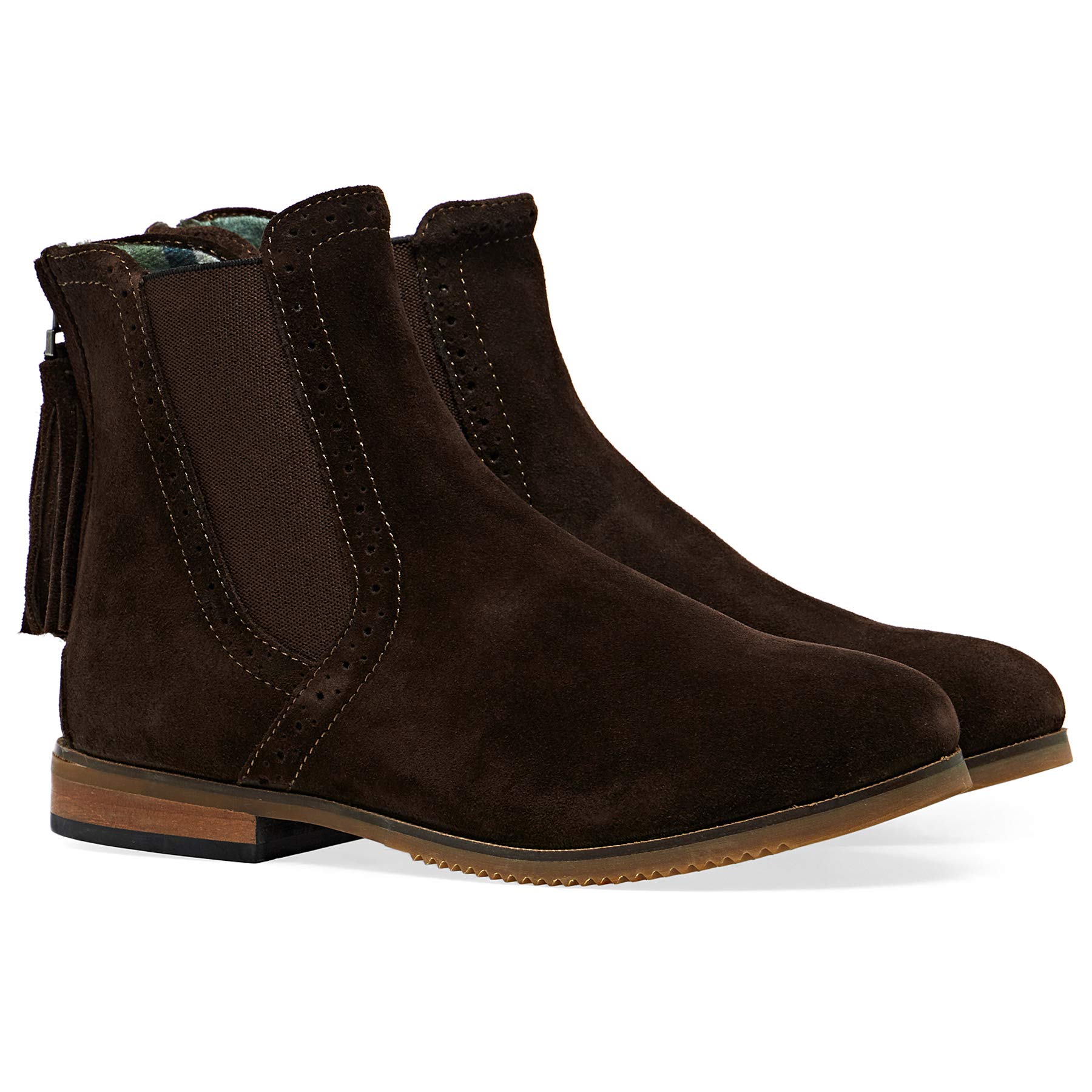 Dublin Women's Kalmar SD Suede Paddock Boots - Comfortable Equestrian Riding Boots for Horseback Riding & Country Fashion