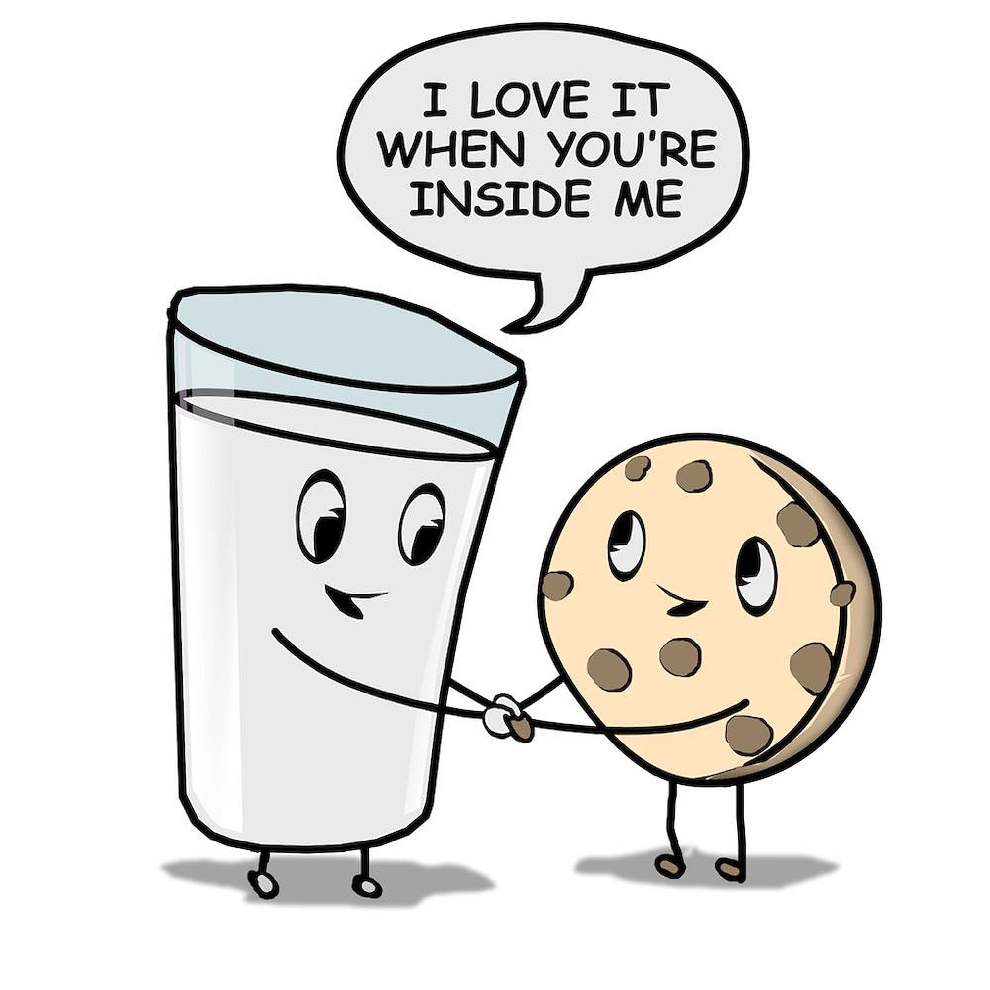 CafePress Milk And Cookies Ceramic Coffee Mug - 11 oz (325 ml) for Hot & Cold Drinks - Perfect for Home, Office, or Gift Giving