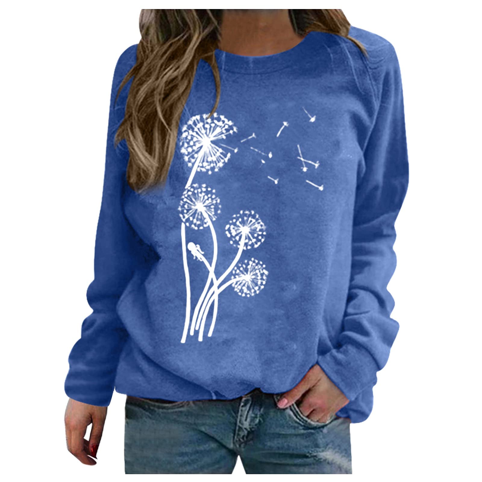 GFPGNDFH Women's Embroidered Linen Pullover Shirt - Cute Plus Size Blouse for Casual Wear with Leggings | Perfect for Spring Outfits & Office Attire