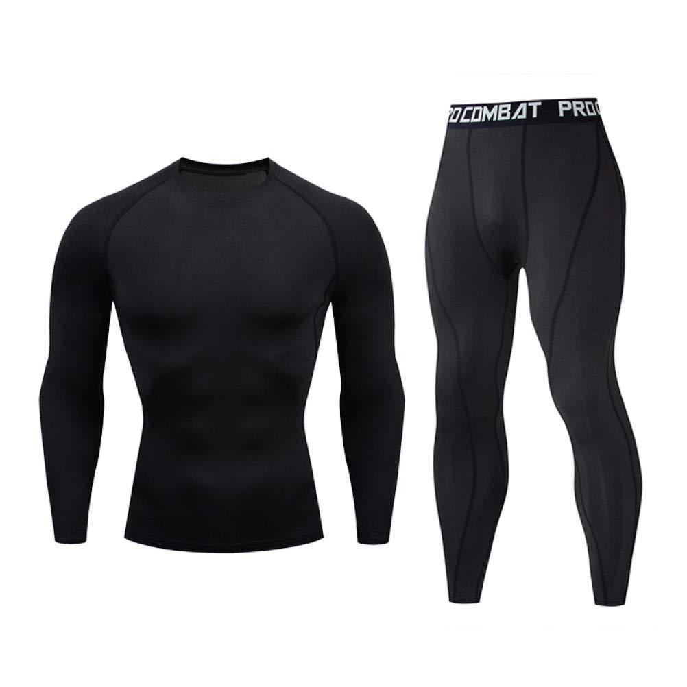 Men's Thermal Underwear Set - Thin & Tight Long Johns for Fitness & Cold Weather - Base Layer for Running, Hiking & Winter Sports