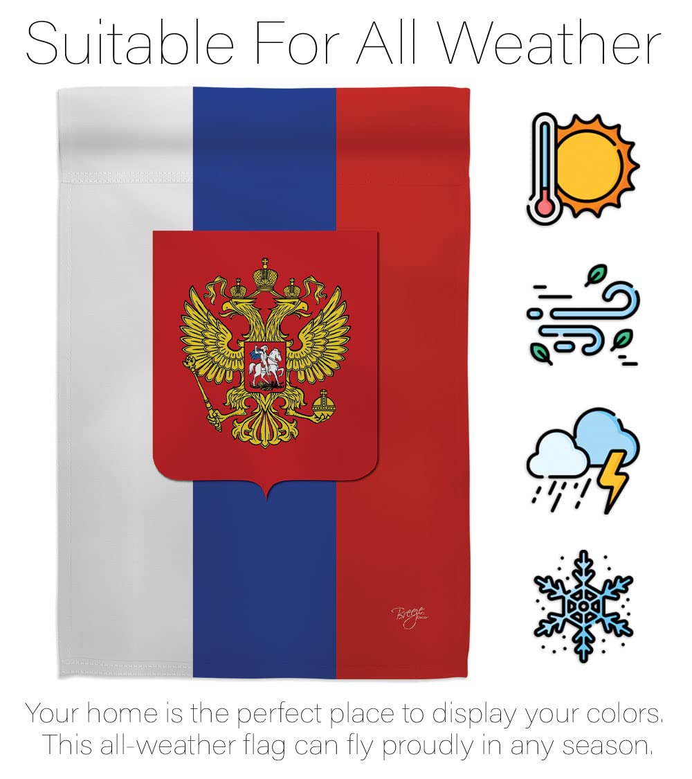 Russia Nationality House Flag Set 28
