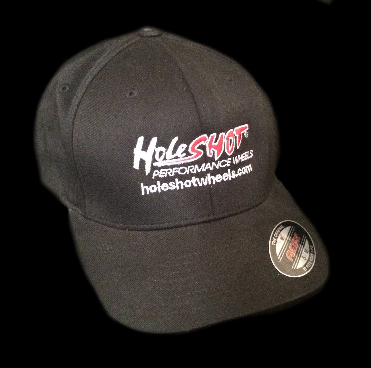 Holeshot Black Baseball Cap - Stylish & Comfortable Hat for Men & Women - Perfect for Running, Hiking, and Outdoor Sports