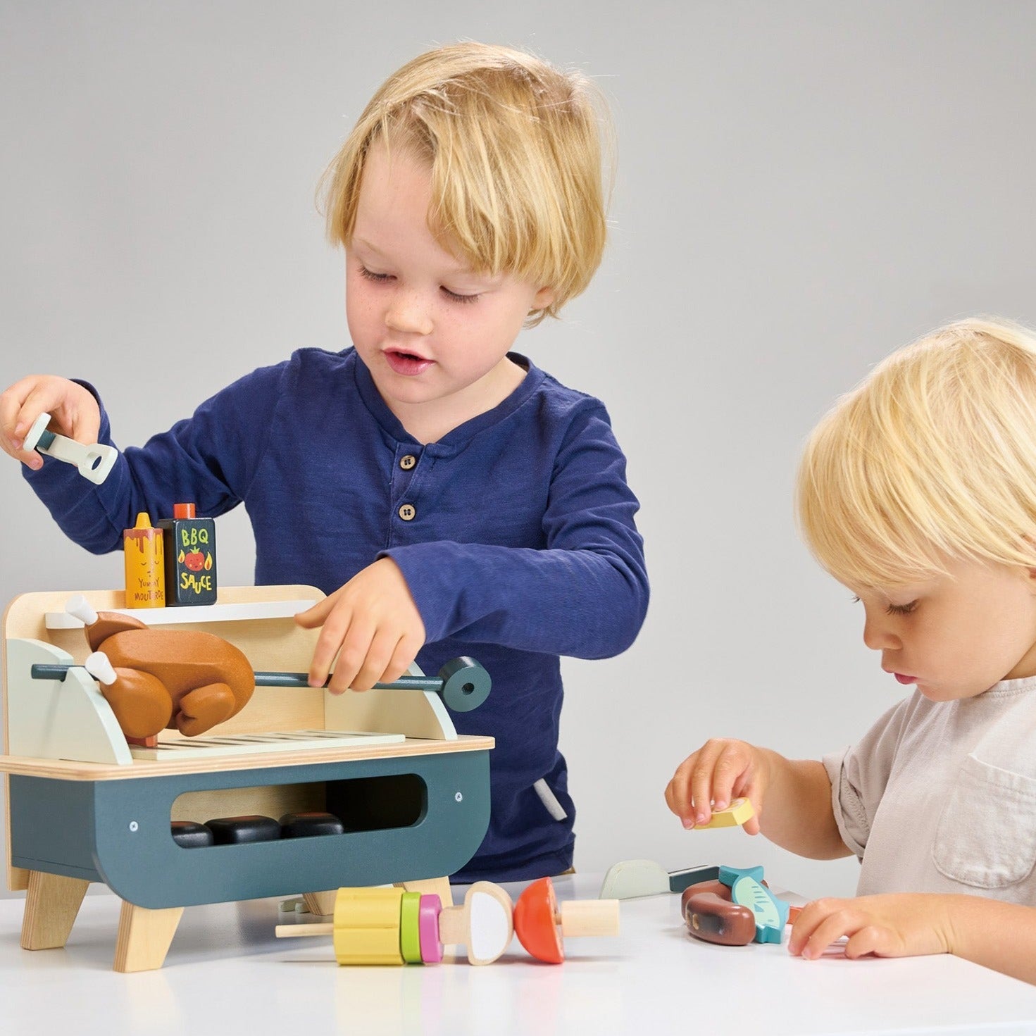Best BBQ Grill Play Set for Kids - Outdoor Pretend Cooking Toy with Utensils & Accessories - Perfect for Backyard, Picnic, and Camping Fun