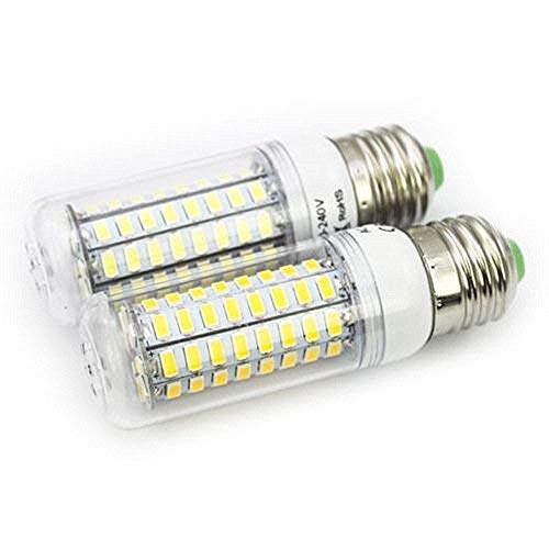 3-Pack 15W 60-LED SMD2835 E27 Corn Light Bulb, AC 85-265V, Cold White (6000K) - Energy Efficient LED Replacement for Warehouse, Garage & Outdoor Lighting
