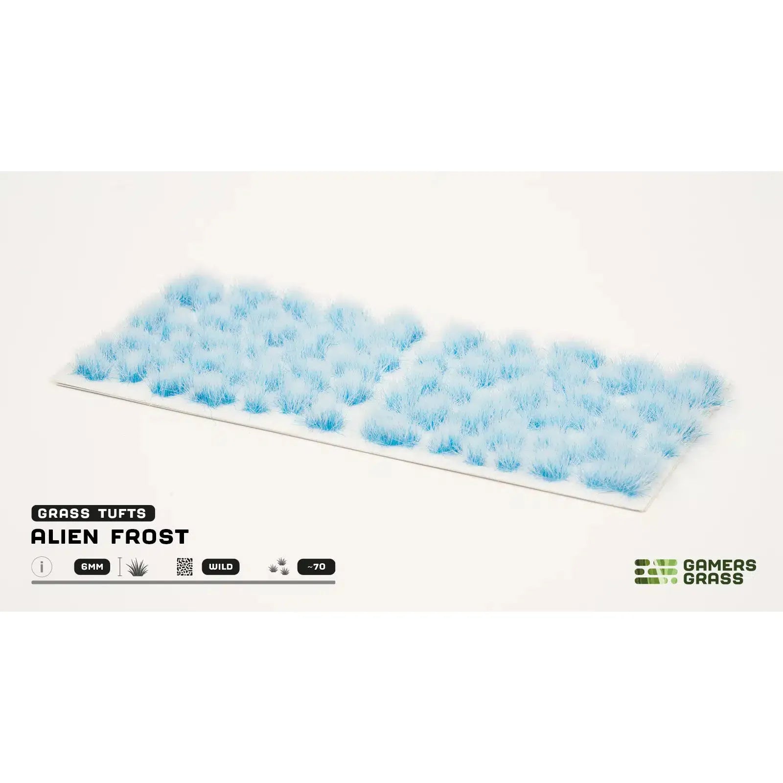 Alien Tufts 6mm Frost Wild - Premium Synthetic Grass for Miniature Scenes, Dioramas & Model Landscapes - Perfect for Wargaming, Train Sets & DIY Craft Projects