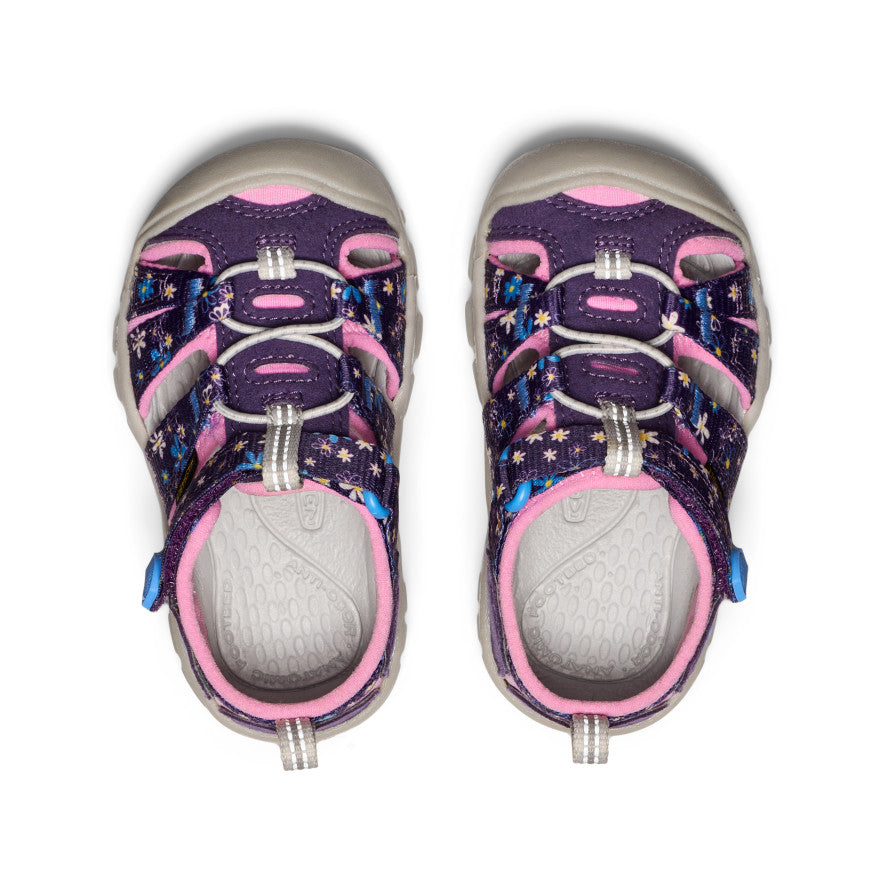 Seacamp II CNX Water Shoes for Toddlers - Daisies/Marina Design - Non-Slip Beach & Pool Shoes for Kids - Perfect for Swimming, Beach Play & Outdoor Activities