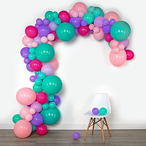 Blue,pink,purple
