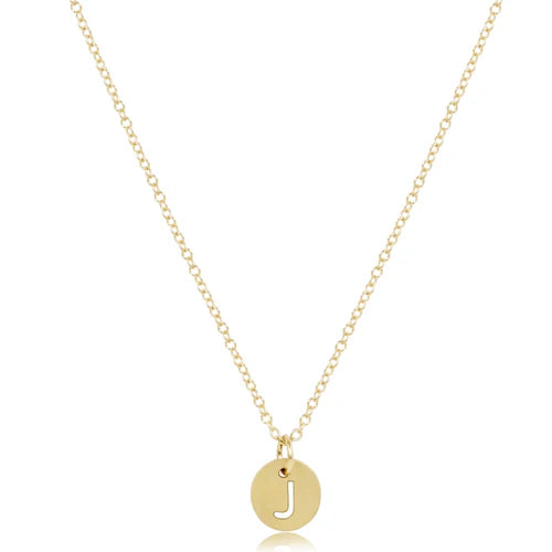 Enewton 16 Gold Initial Necklace for Women - Personalized Custom Letter Pendant Jewelry Gift for Mom, Wife, Girlfriend - Perfect for Birthdays, Anniversaries & Valentine's Day