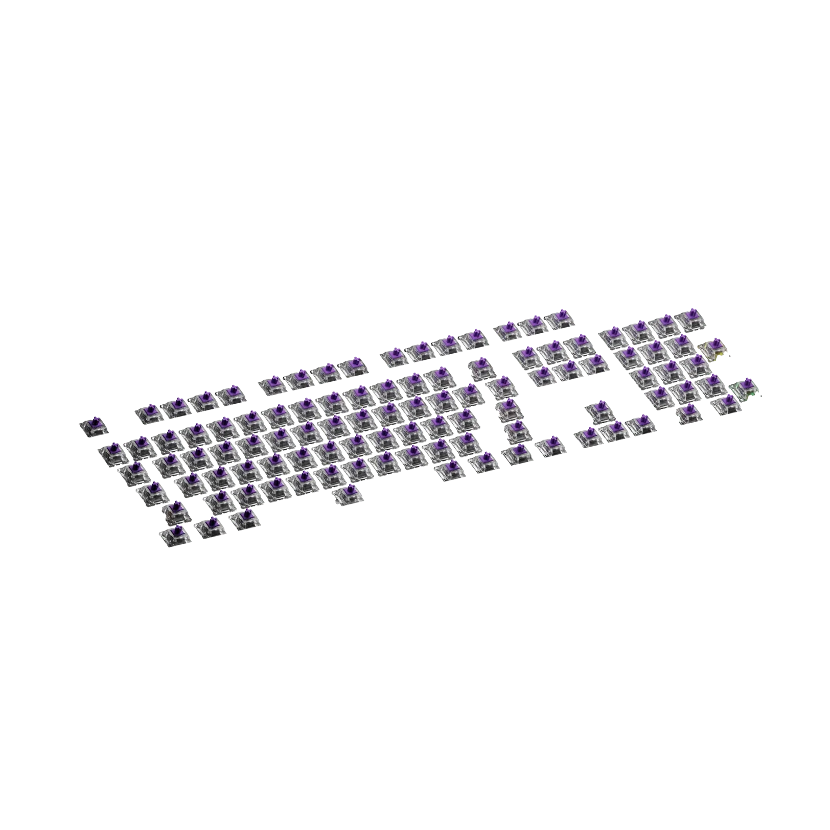 Glorious Mako Standard MX 100 ANSI Mechanical Keyboard Switches - Smooth Linear Switches for Gaming & Typing | Perfect for PC Builds, Custom Keyboards & Esports Tournaments