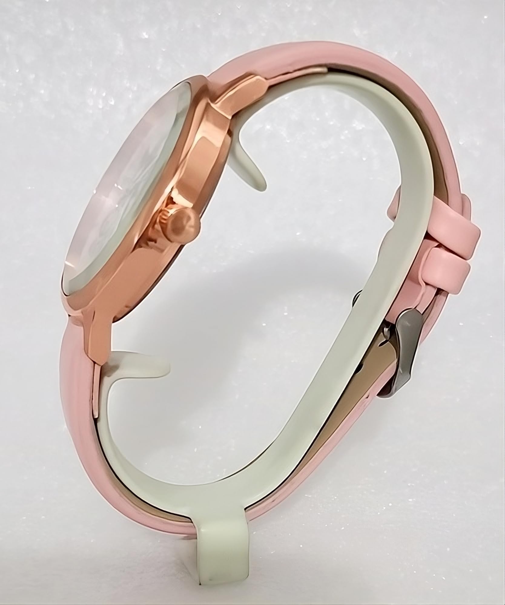 Stylish Atomic Elegant Rose Gold Pink BTS Watch for Girls - Premium Rose Gold Watch | Perfect for Everyday Wear, School, and K-Pop Fashion Accessories