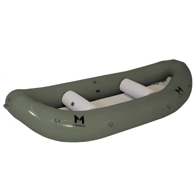 Maravia Wider Spider 13 Self-Bailing Whitewater Raft - Lightweight Inflatable Raft for River Rafting, Fishing & Outdoor Adventures (Closeout Sale)