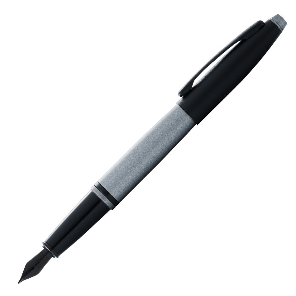 Premium Cross Calais Fountain Pen - Elegant Grey Ink Pen for Writing, Journaling & Gifting - Smooth Nib, Luxurious Design for Professionals & Students