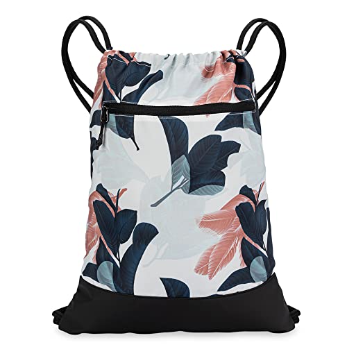 Navy/Coral - Guava Leaves