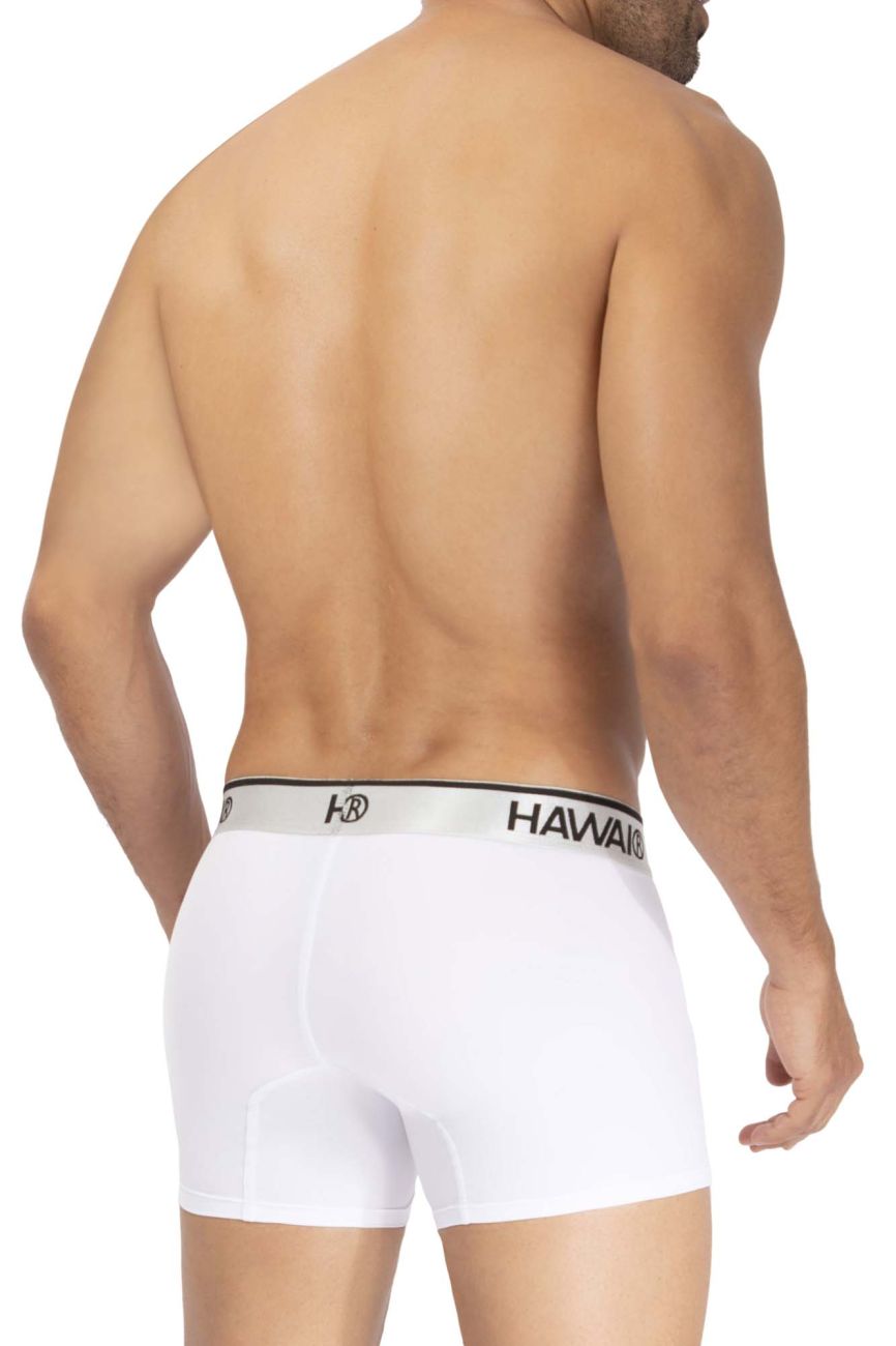 Hawai Men's Microfiber Boxer Briefs - Ultra Soft Breathable Underwear (Pack of 3) - Perfect for Workout, Travel & Everyday Comfort