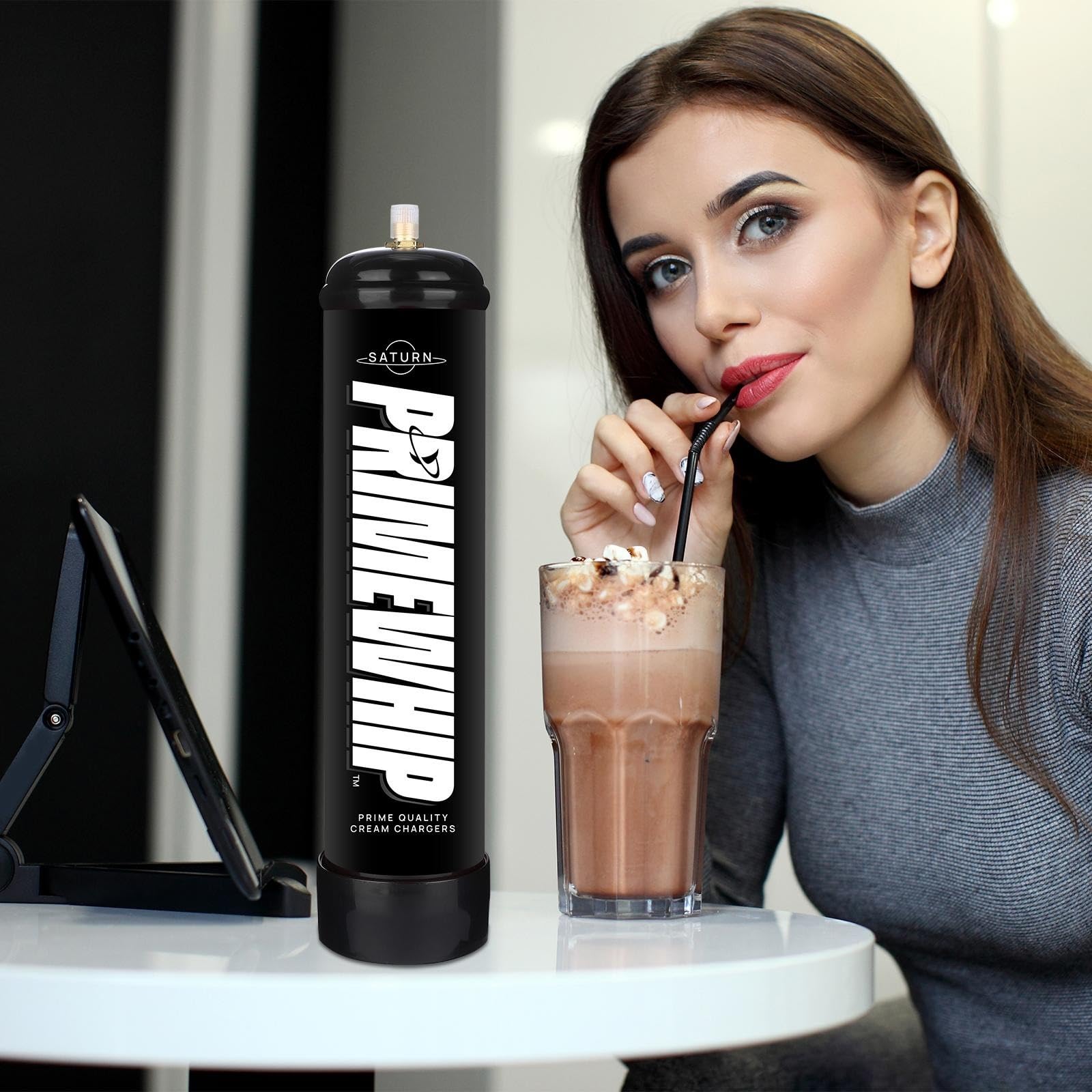 Premium N2O Cream Chargers 640g (3 Pack) - Food Grade 99.95% Pure Nitrous Oxide for Whipped Cream Dispensers - Perfect for Desserts, Coffee Toppings & Baking - Compatible with All Standard Whippers