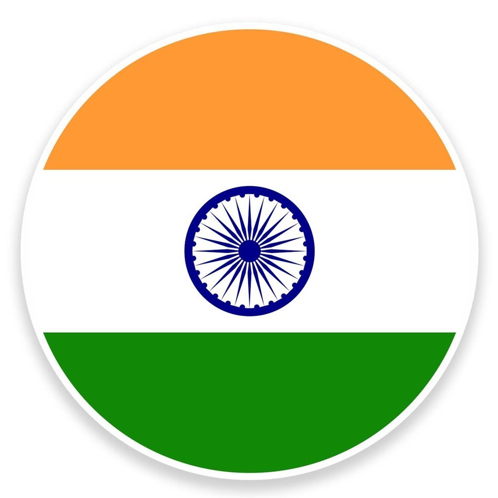 India Flag Map Vinyl Sticker - Patriotic Decal for Laptop, Car Bumper, Luggage & Travel Accessories - 5 Inch Waterproof Vinyl Decal - Perfect for National Pride, Travel Enthusiasts & Car Decor