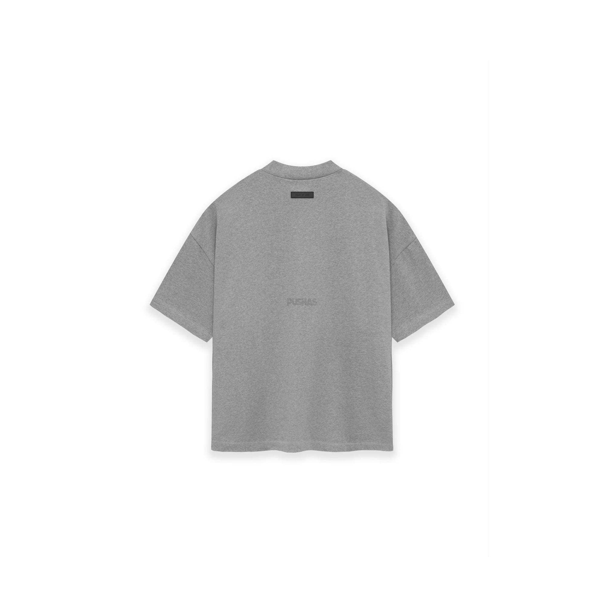 Fear of God Essentials Heavy Jersey Short Sleeve T-Shirt - Dark Heather Oatmeal (2023) | Men's Premium Cotton Streetwear Tee for Casual Wear & Urban Fashion