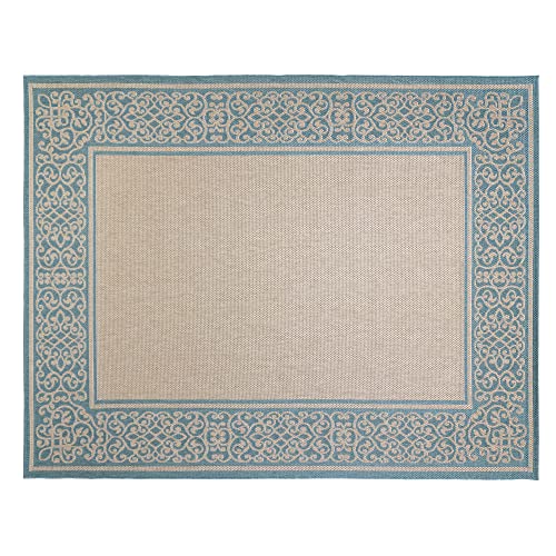 Abstract Border Aqua