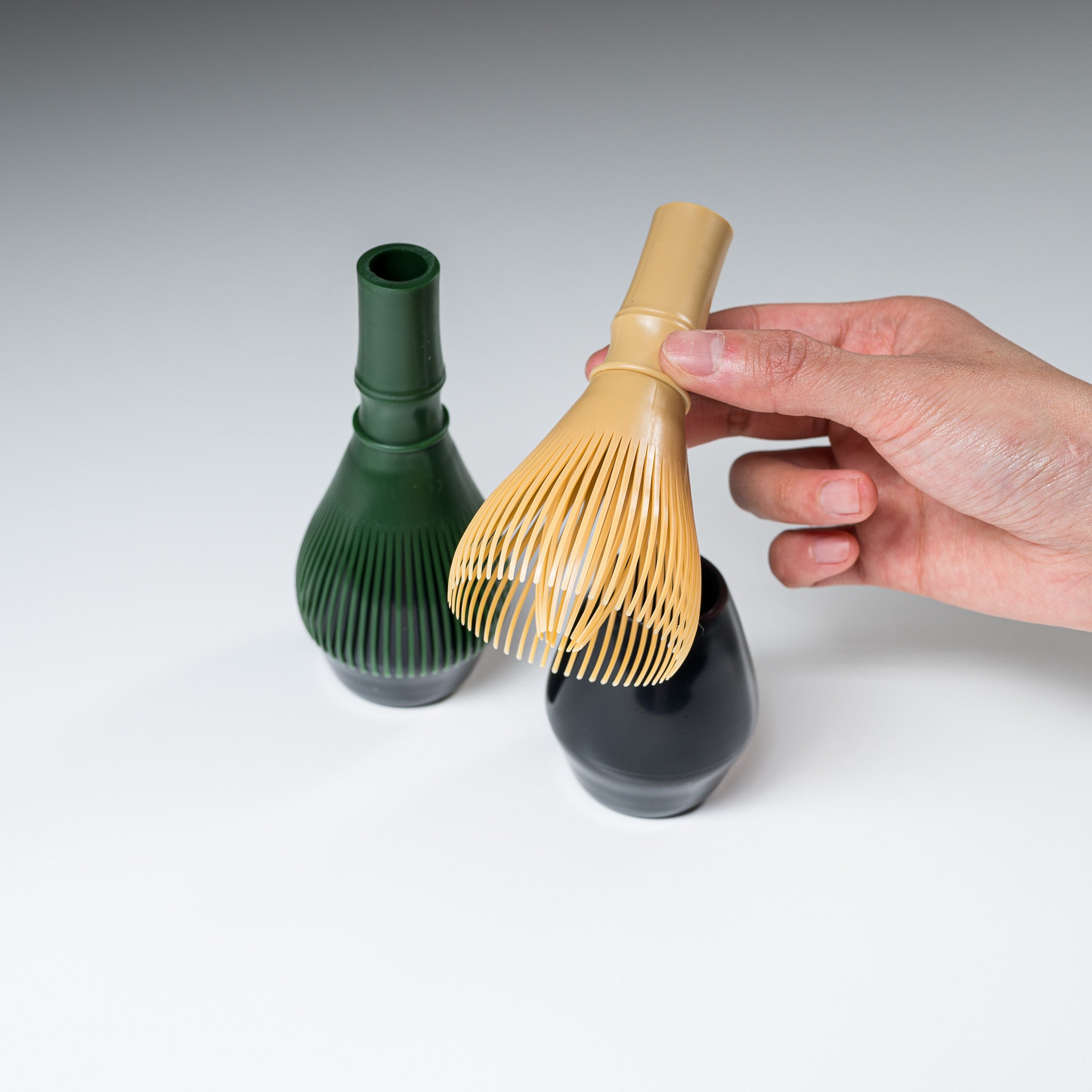 Premium Japanese Resin Matcha Whisk (Ivory) - Authentic Handcrafted Chasen for Traditional Tea Ceremony - Perfect for Matcha, Green Tea Powder & Latte Preparation at Home