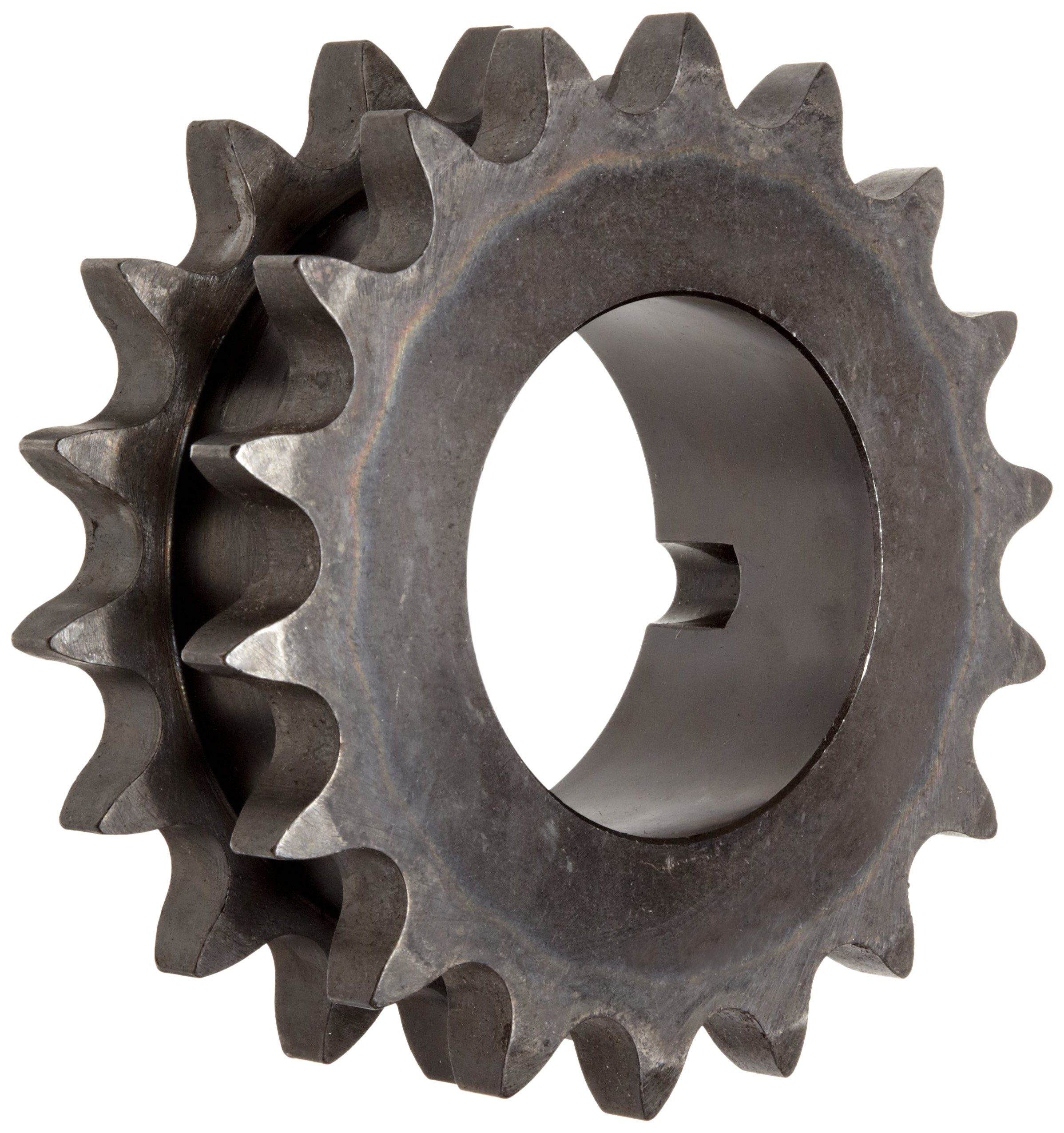Hardened Martin Roller Chain Sprocket - Taper Bushed Type A Hub, Double/Single Strand 80 Chain Size (1