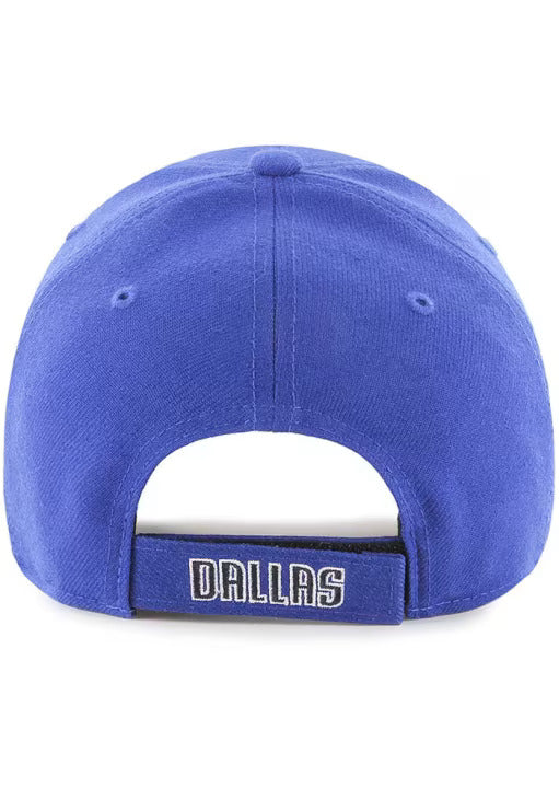 47 Brand Dallas Mavericks MVP Adjustable Snapback Hat - Royal Blue - Official NBA Licensed Cap for Men & Women - Perfect for Basketball Games, Sports Events & Casual Wear