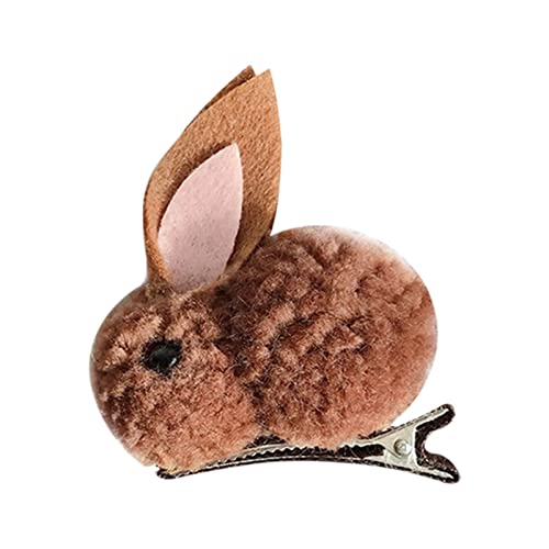Simayixx Cute Bunny Hair Ties & Scrunchies - Soft Elastic Ponytail Holders for Women, Neutral Hair Accessories (Set of 6) - Perfect for Work, School, Gym and Everyday Styling
