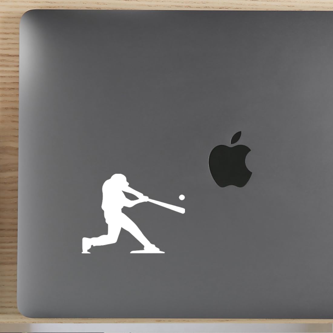 Premium Waterproof Vinyl Decal Stickers (Set of 2) - Baseball Player At Bat Design for Laptops, Phones, Helmets, Cars, Mugs & Home Decor - Perfect for Sports Fans, Gifts & DIY Projects