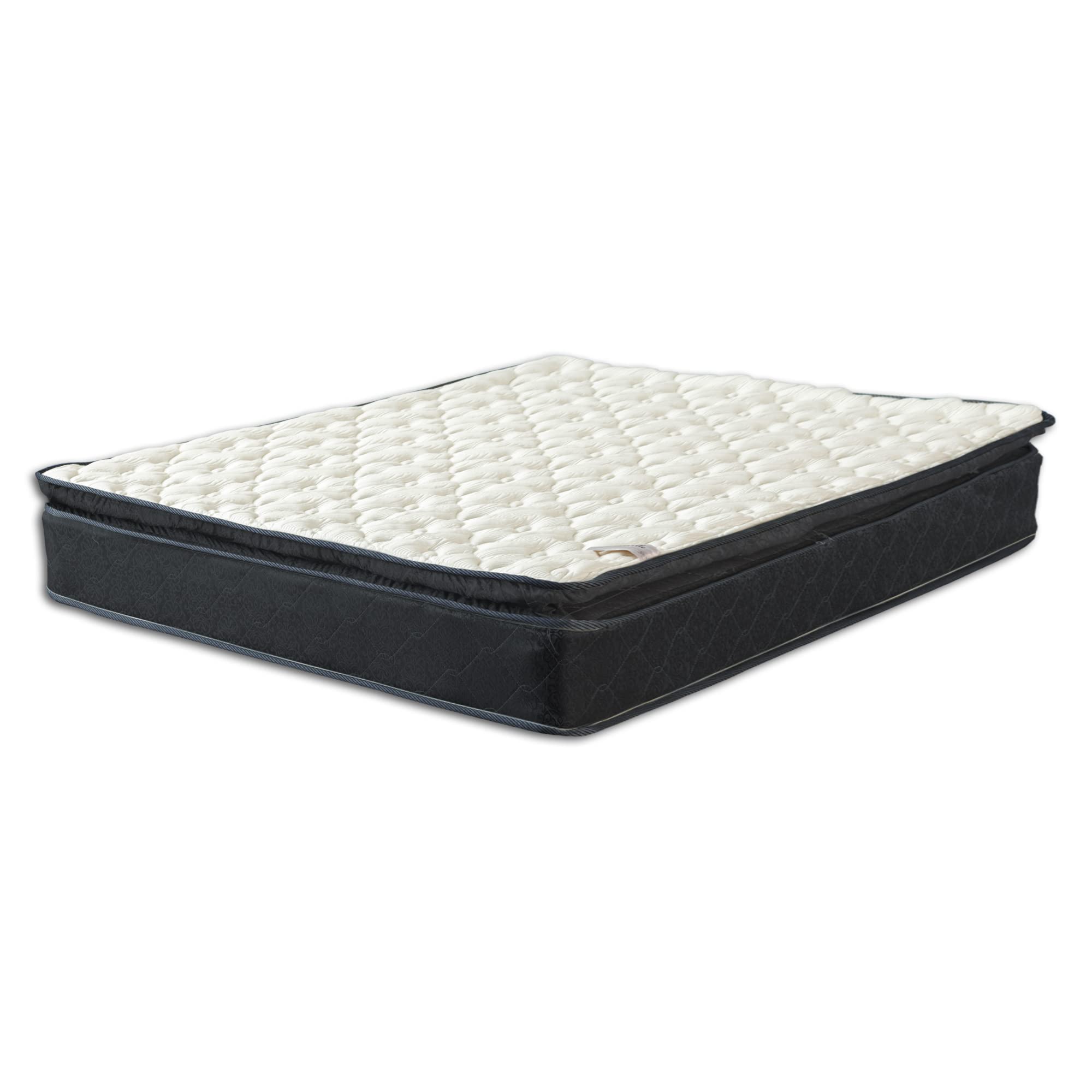9-Inch Medium Firm Pillowtop Pocketed Coil Hybrid Mattress for Twin Bed - Breathable & Supportive Memory Foam with Cooling Cover - Perfect for Kids Rooms, Guest Beds & Small Spaces (White)