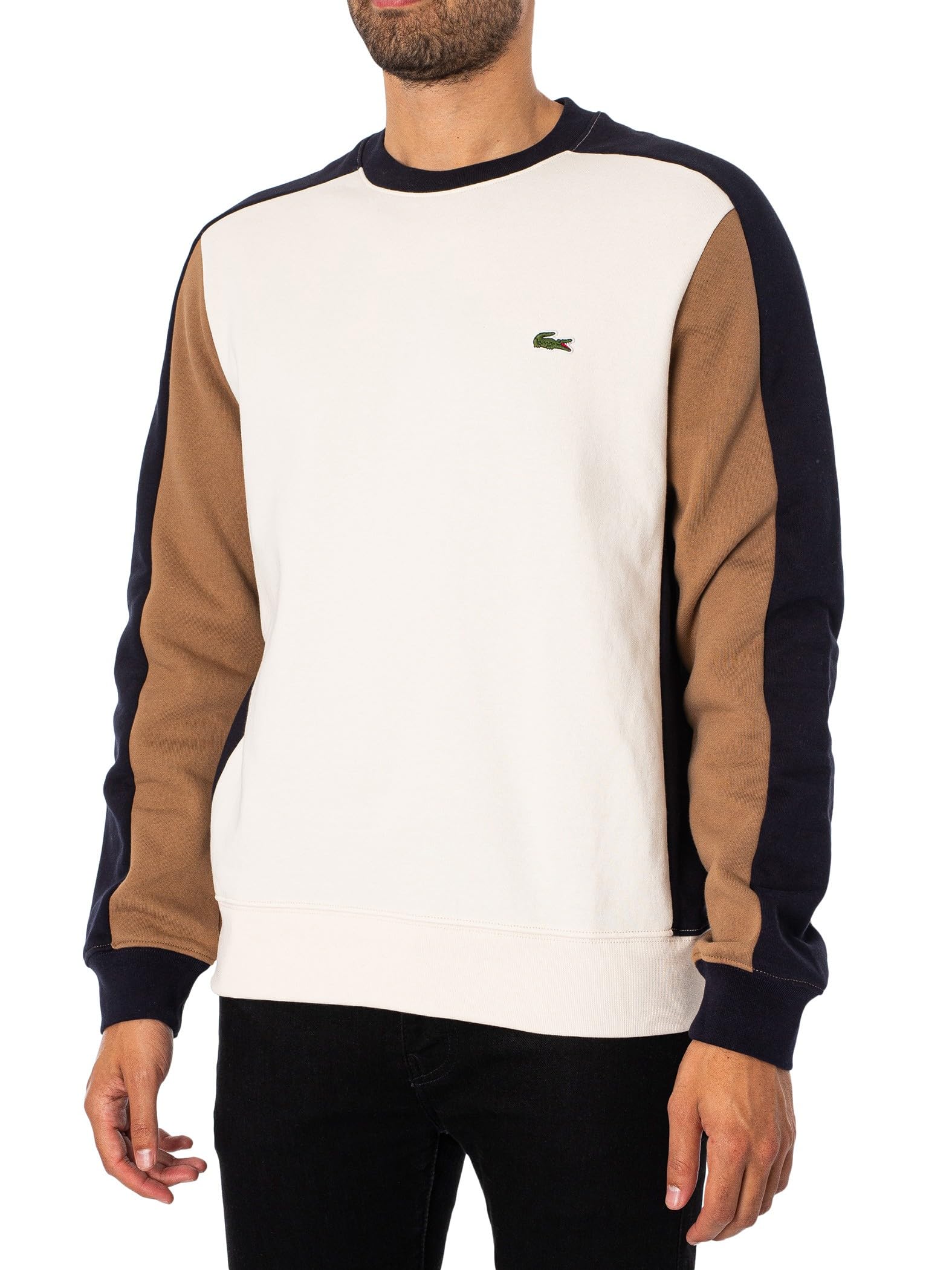 Lacoste Men's SH1299 Pullover Sweatshirt - Sporty Casual Sweater for Men | Perfect for Gym, Workout & Everyday Wear