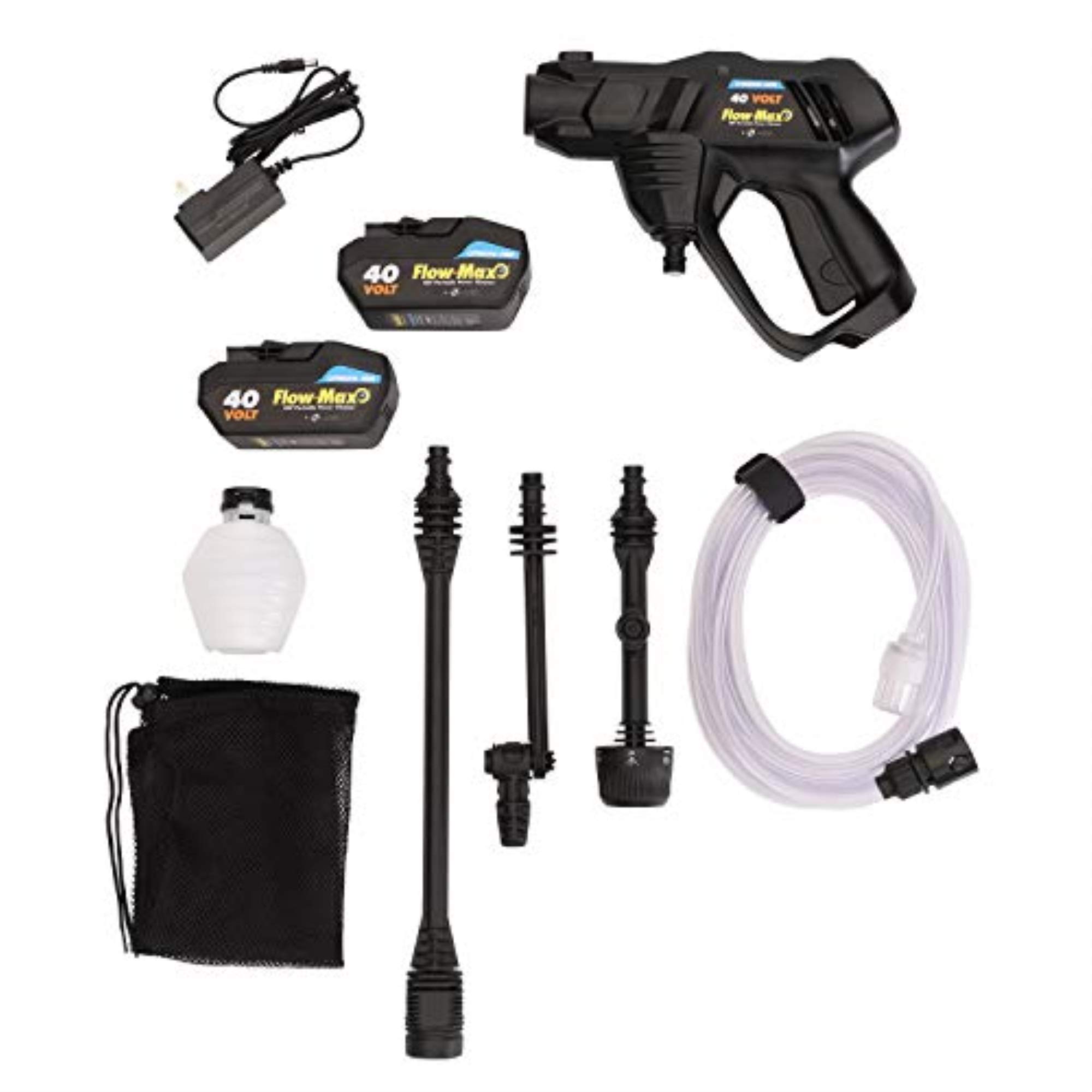 Lippert Flow Max 40V Portable Power Cleaner - High Pressure Washer for RV, Boat, Home & Outdoor Cleaning | Perfect for Washing Vehicles, Patios, Decks & More