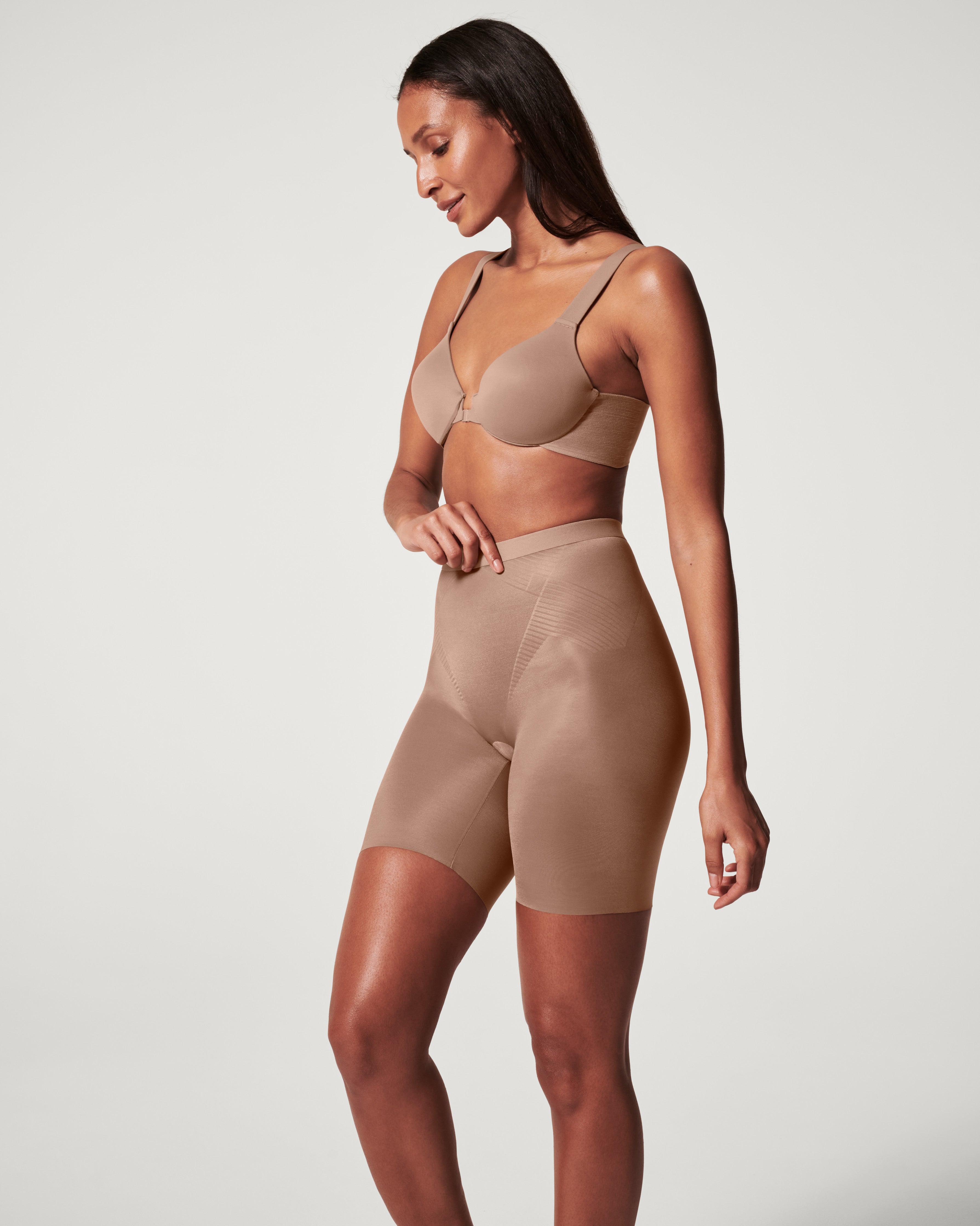 SPANX Shapewear Invisible Mid Thigh Shorts - Slimming Shapewear for Women | Perfect for Everyday Wear, Work & Special Occasions