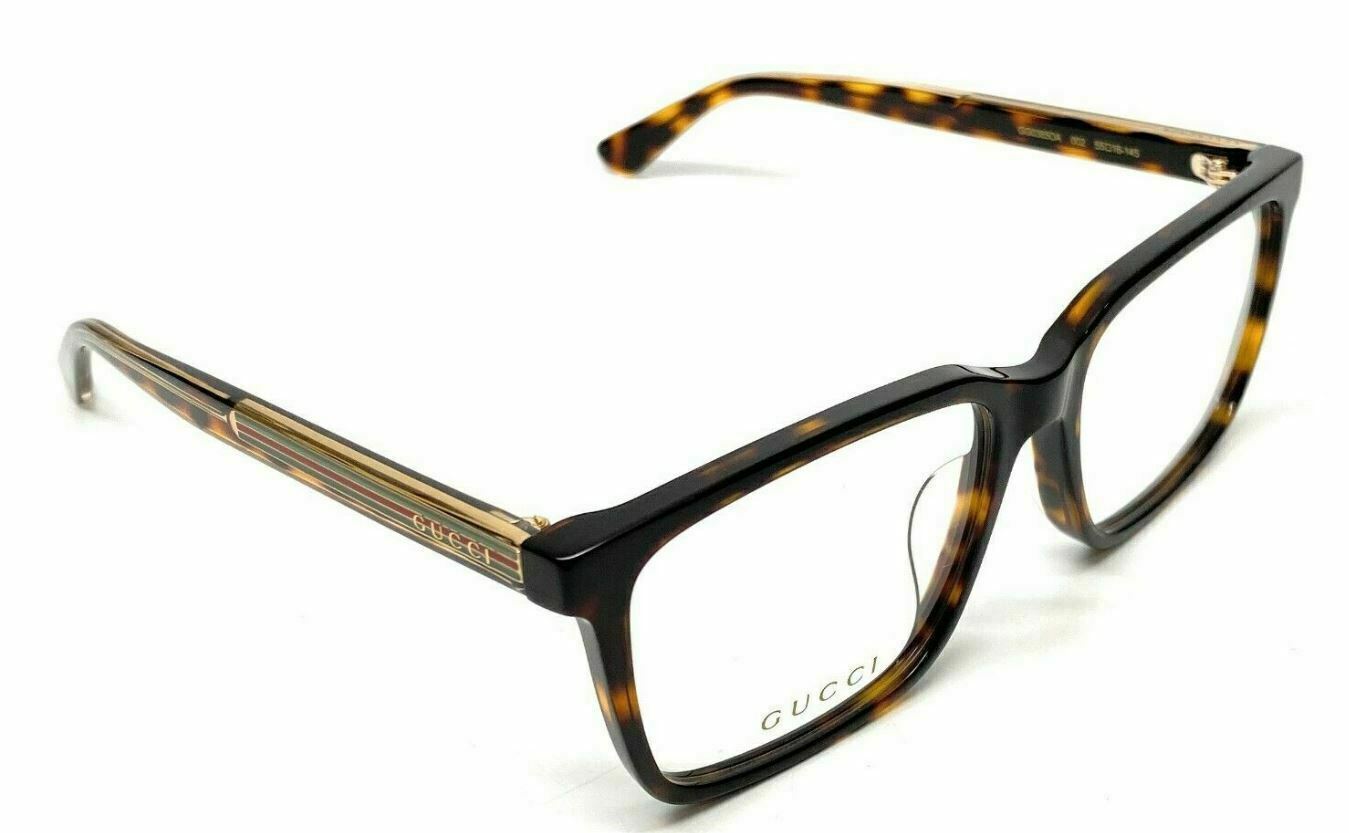 Gucci GG 0385 OA 002 Havana Eyeglasses - Premium Designer Sunglasses for Women & Men, UV Protection, Fashionable Square Frame | Perfect for Outdoor Activities, Travel & Everyday Style