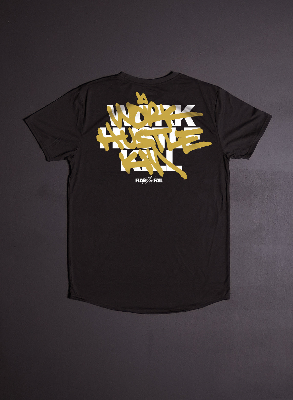 WORK HUSTLE KILL Script Tee - Motivational Graphic T-Shirt for Men & Women | Casual Streetwear & Gym Outfit | Perfect for Workouts, Daily Wear & Urban Fashion