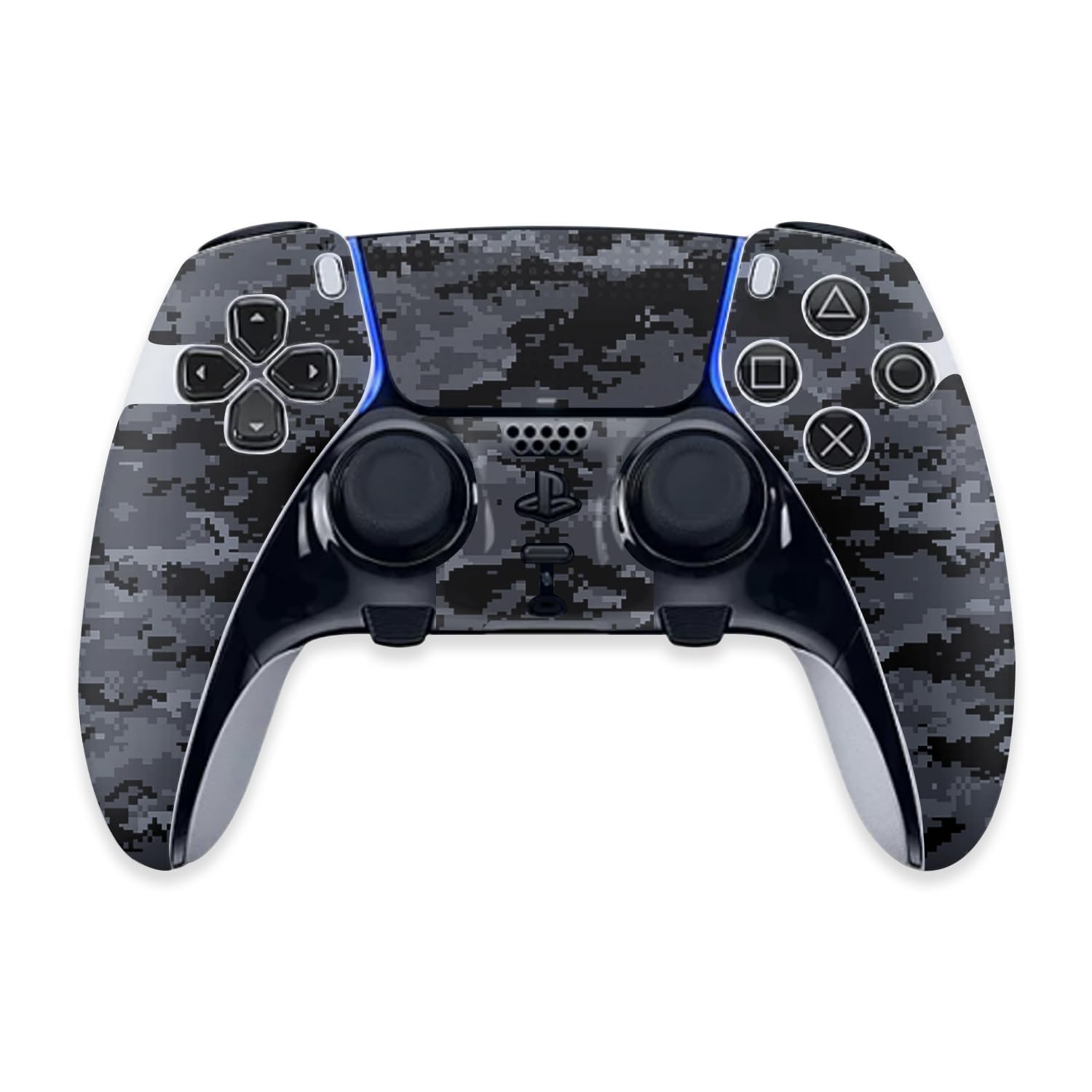MightySkins Vinyl Decal Wrap Cover for PS5 DualSense Edge Controller - Digital Camo Design | Protective & Durable Skin | Easy to Apply & Remove | Made in USA | Perfect for Gaming, Customization & Controller Protection